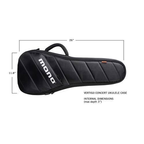 MONO Vertigo Concert Ukulele Case Black