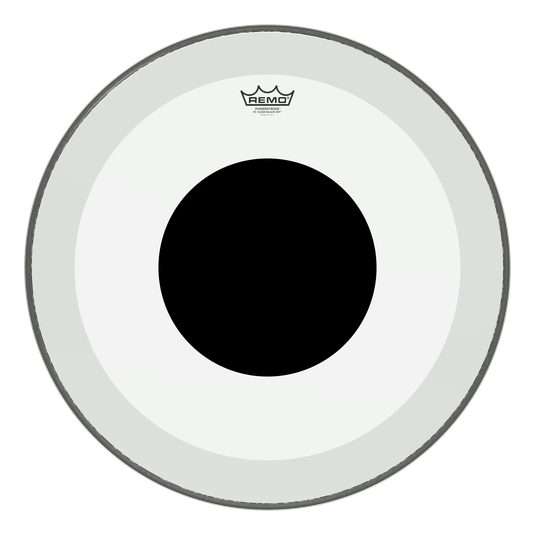 Remo Powerstroke 3 22" Bass Drum head Clear Black Dot