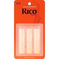 Rico Alto Saxophone Reeds Strength 3 3 Pack