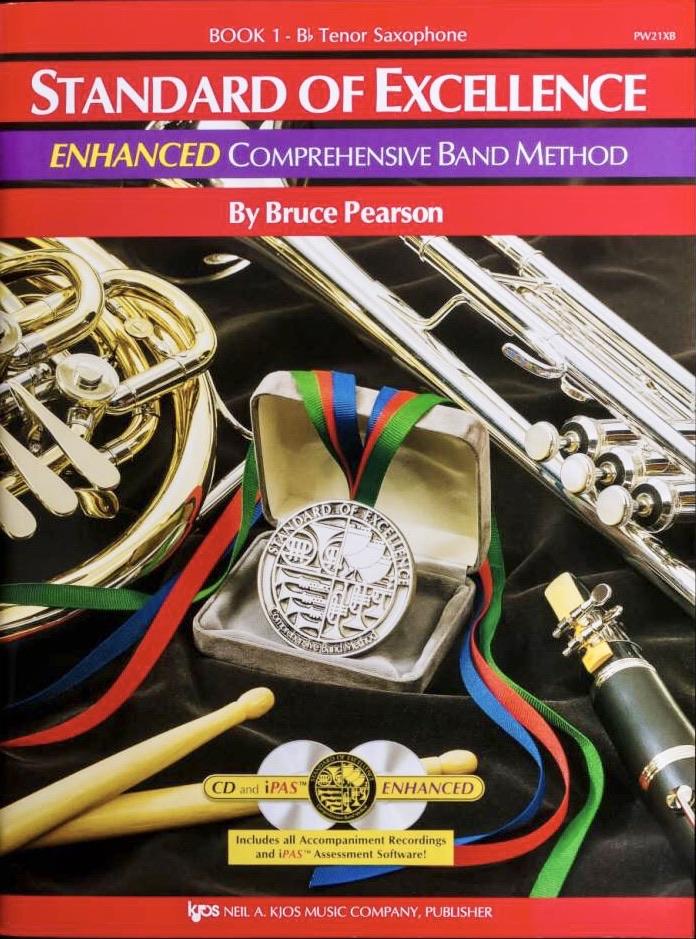 Standard of Excellence: Bb Tenor Saxophone - Enhanced Book 1 KJOS Publishing
