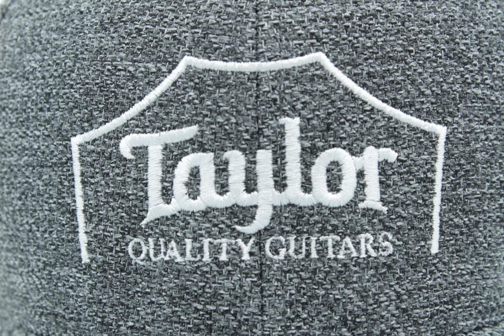 Taylor Crown Logo Flex Fit Cap, Grey, Large/XL