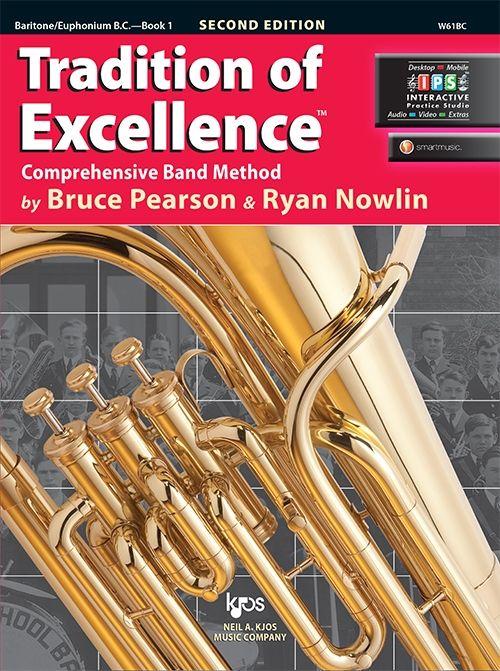 Tradition of Excellence Book 1 - Baritone/Euphonium B.C. Book, KJOS Publishing