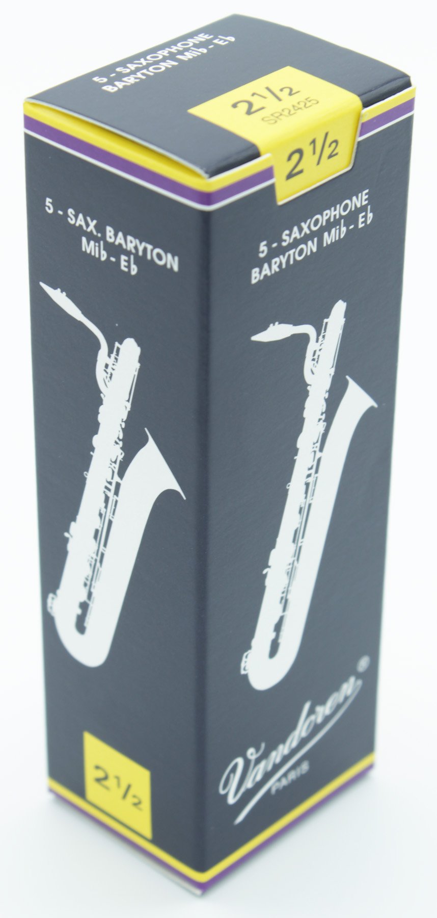 Vandoren SR2425 Baritone Saxophone Reeds 2.5 5 Box