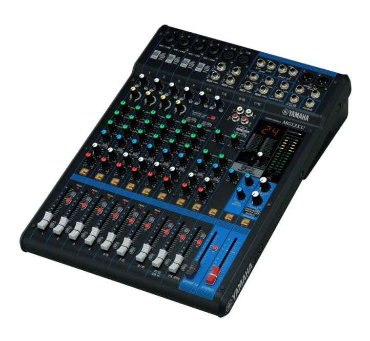 Yamaha MG12XU 12-Channel Analog Mixer with Effects & USB Interface