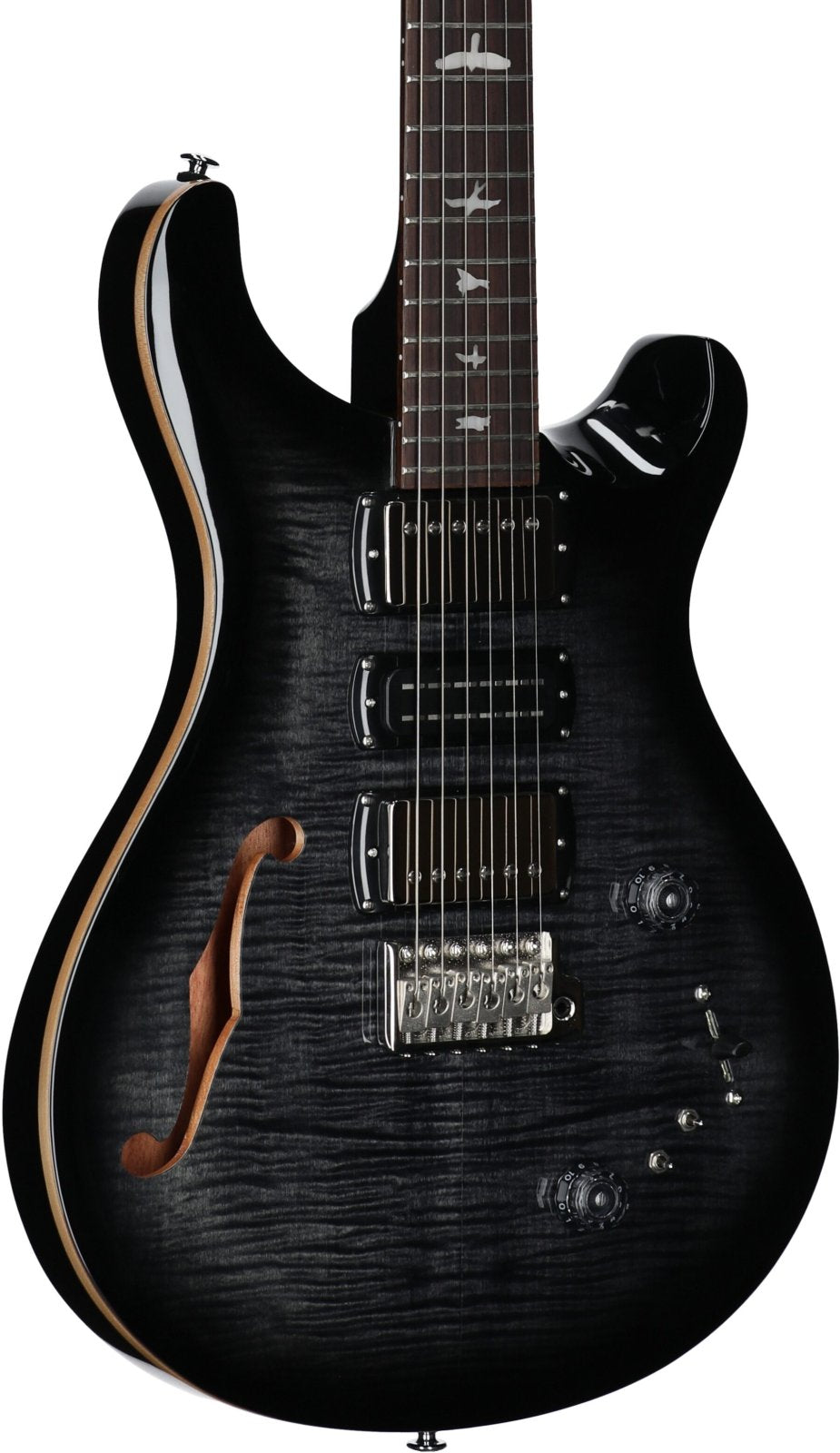 PRS SE Special Semi-Hollow Electric Guitar - Charcoal Burst with Gig Bag