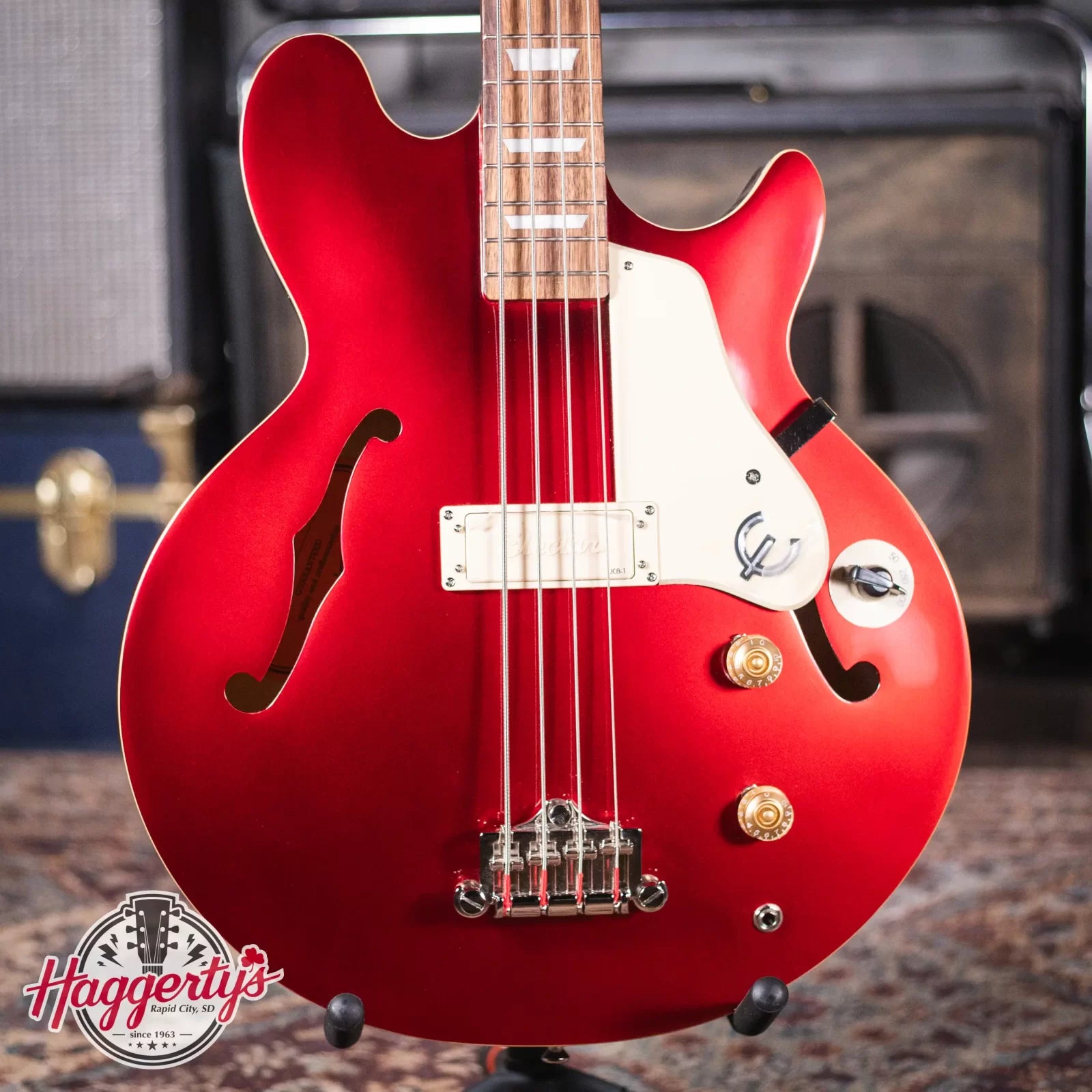 Epiphone Jack Casady Bass Guitar - Sparkling Burgundy