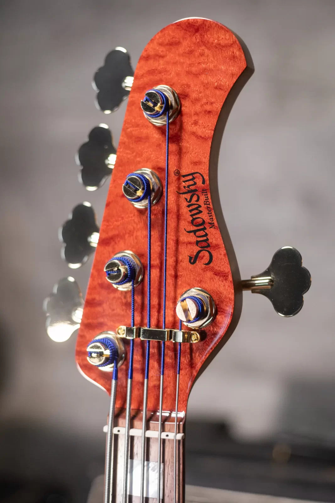 Sadowsky Limited Edition 2023 MasterBuilt 21-Fret 5-String Standard J/J Bass - Majestic Red Transparent
