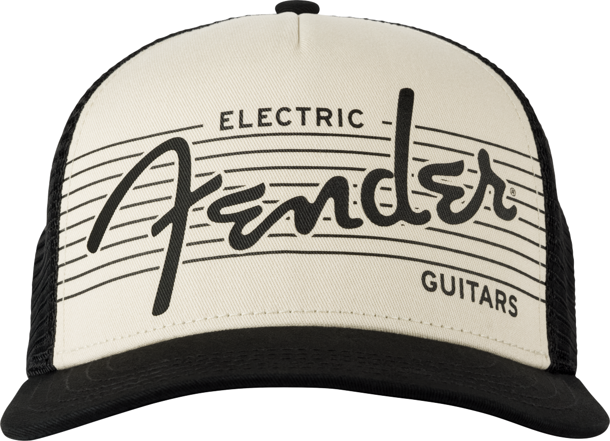 Fender Electric Hat Black/Cream One Size