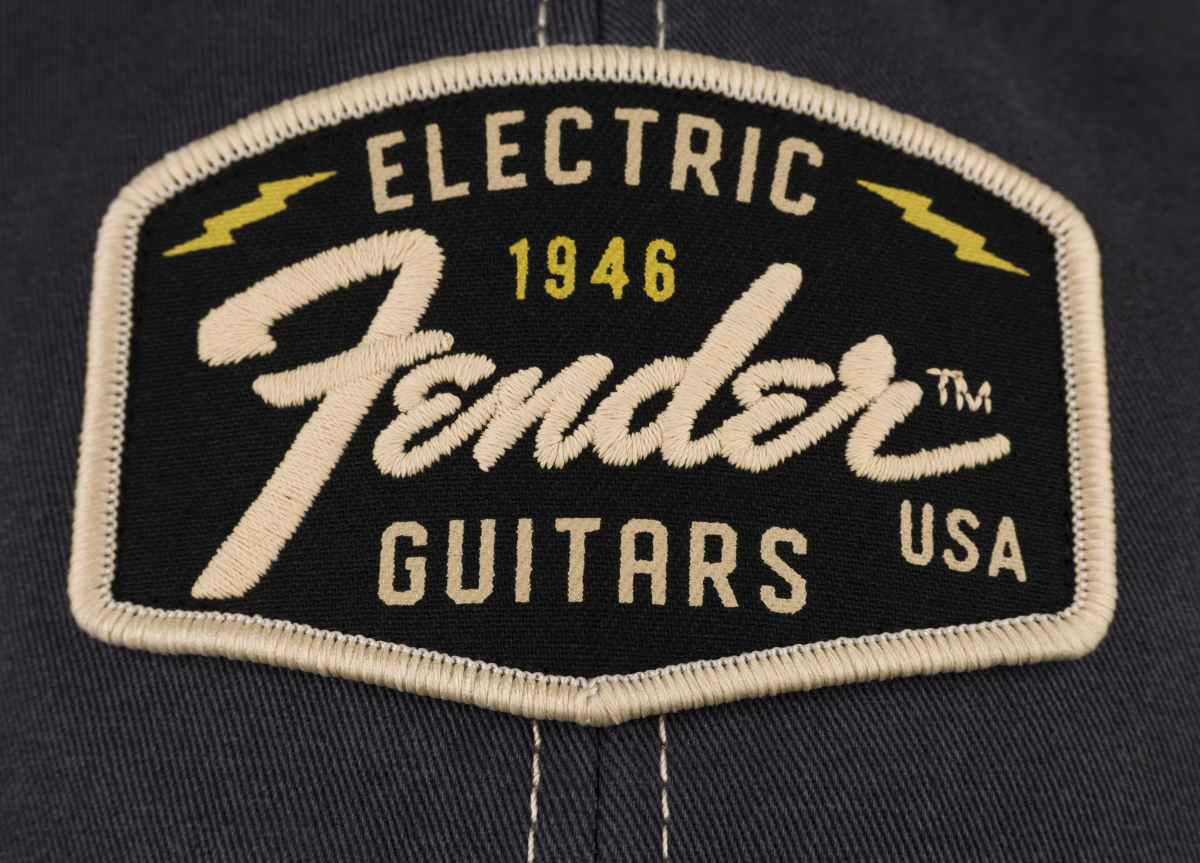 Fender Transition Logo Patch Hat Black/Stone One Size