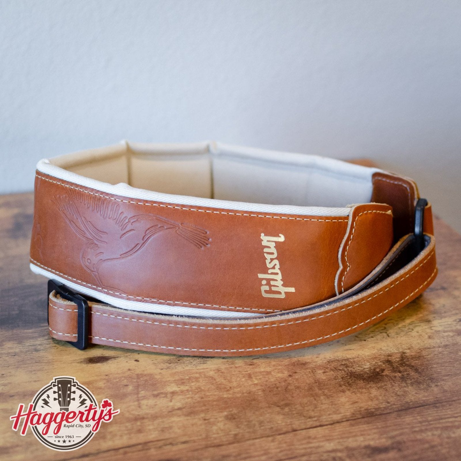 Gibson Montana Tan Leather Strap (ASAC-TAN)