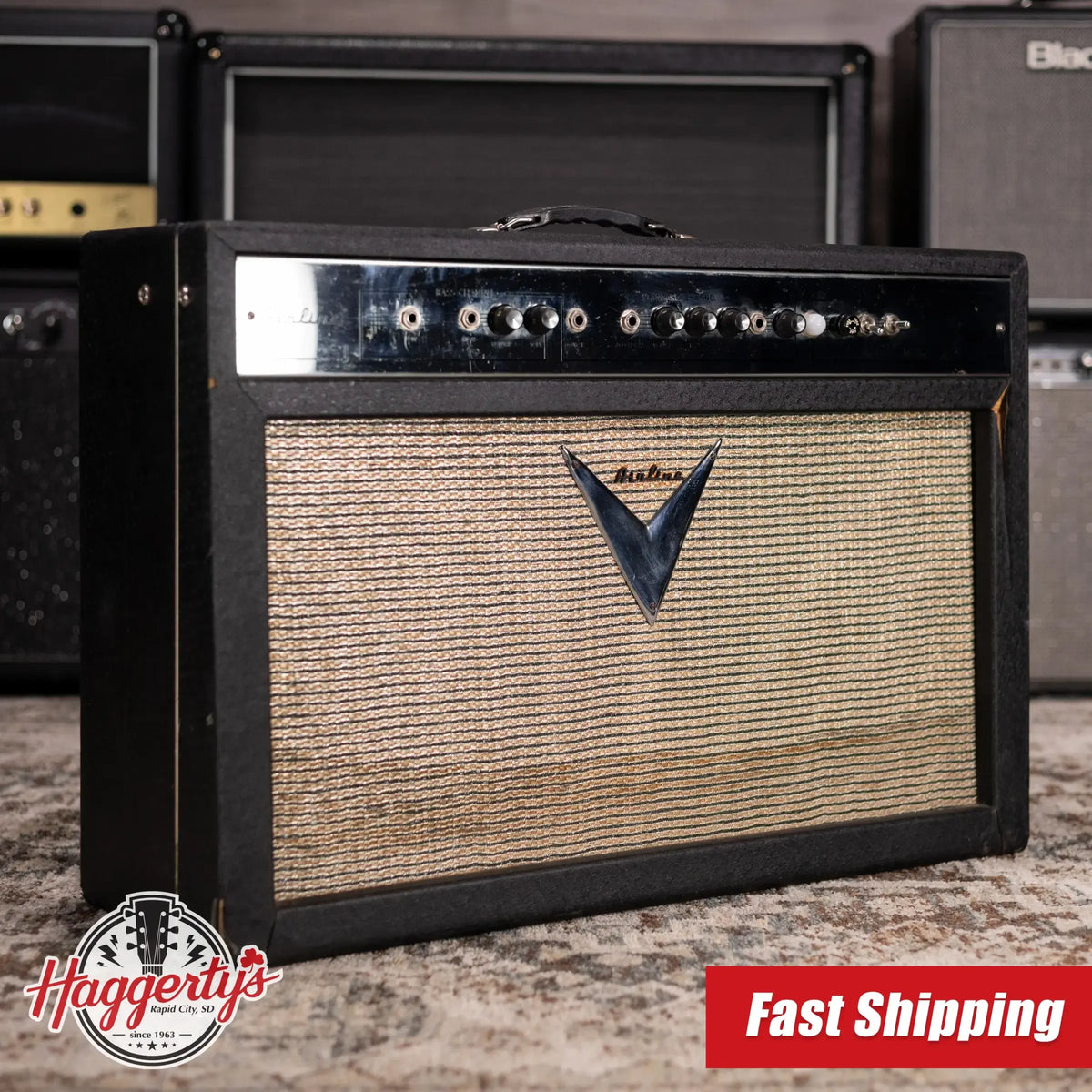 Airline Model 62-9016A Bass, Guitar, Accordion Amplifier - Used