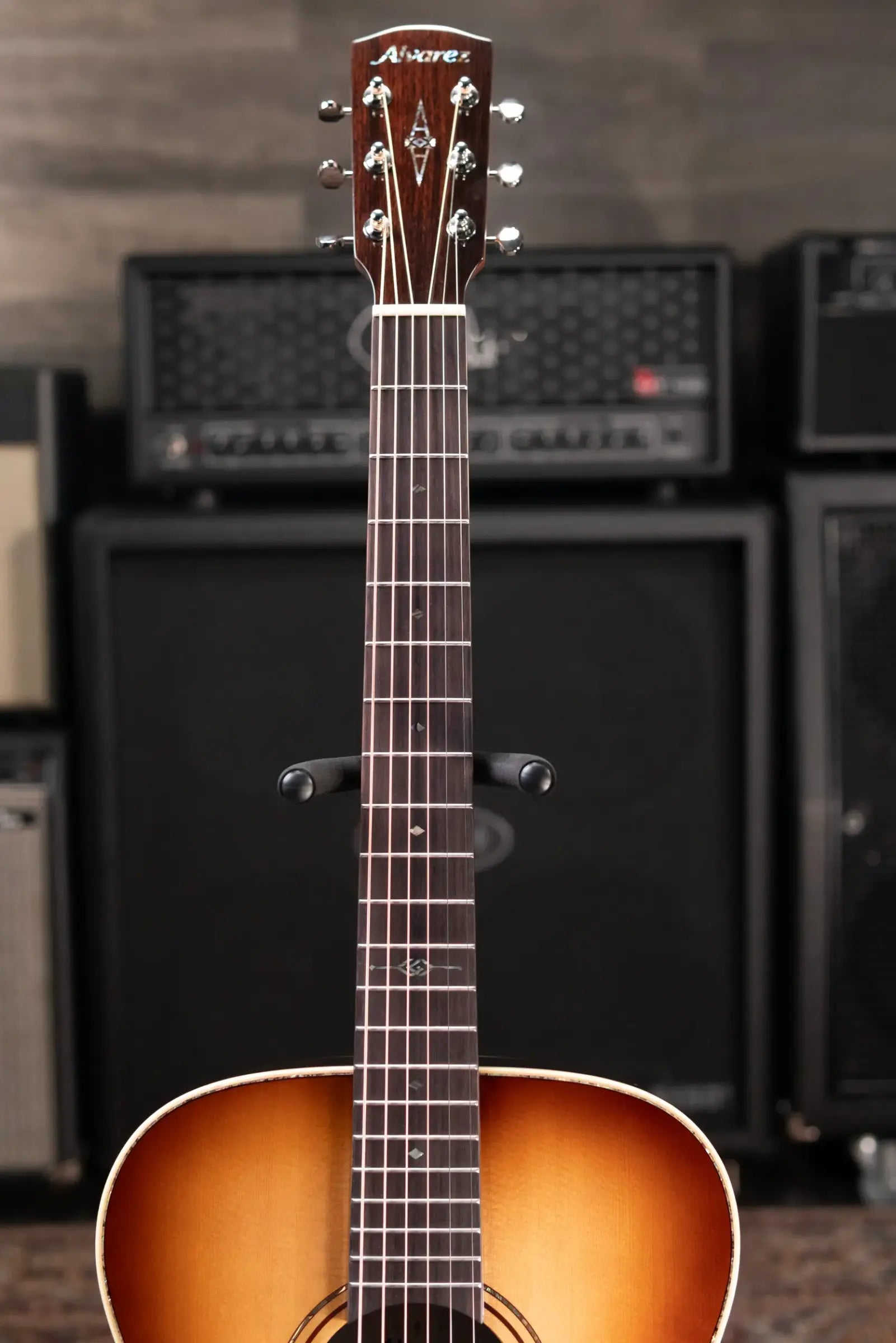 Alvarez MF70 Masterworks Limited 60th Diamond Anniversary OM Acoustic Guitar - Shadowburst