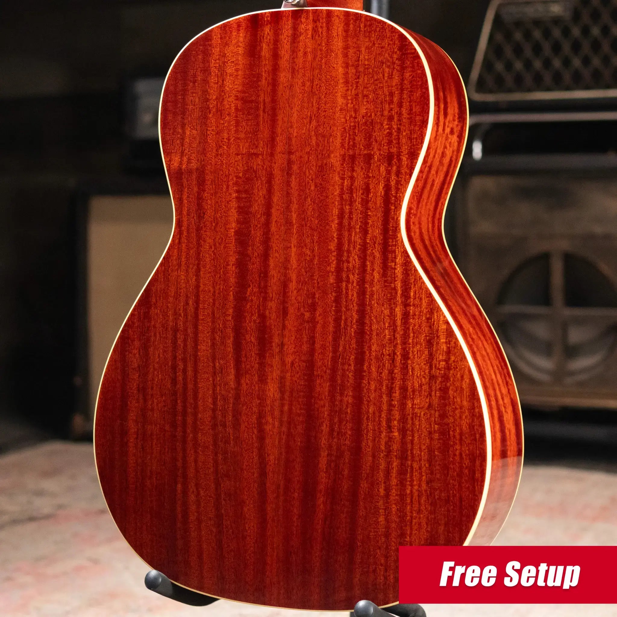 Alvarez Masterworks MP60e Parlor Acoustic/Electric Guitar - Shadowburst with Hardshell Case