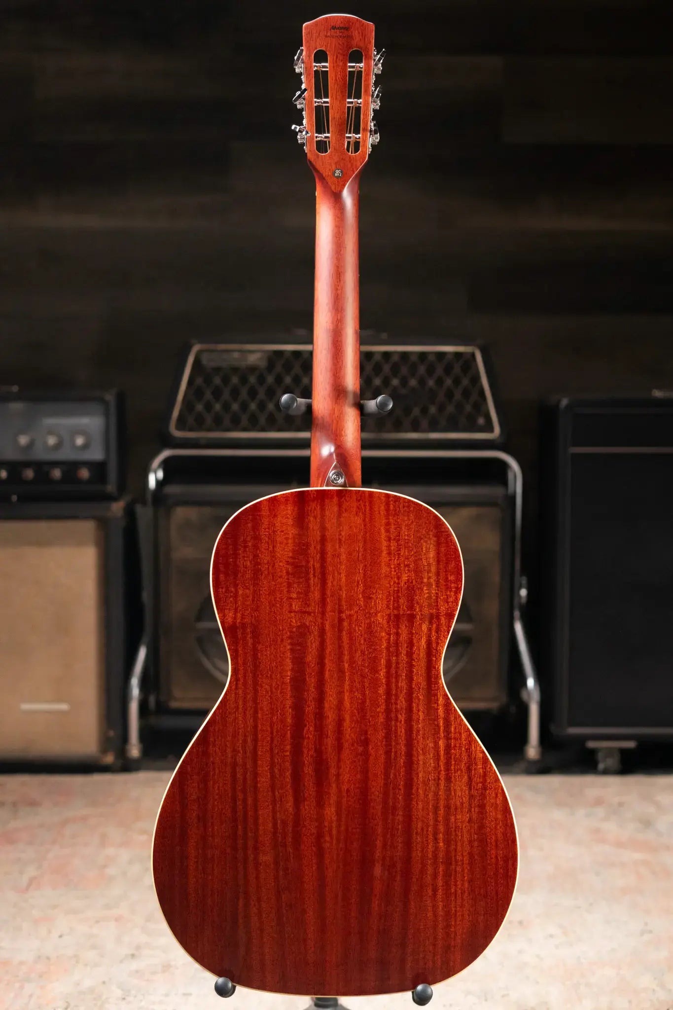 Alvarez Masterworks MP60e Parlor Acoustic/Electric Guitar - Shadowburst with Hardshell Case