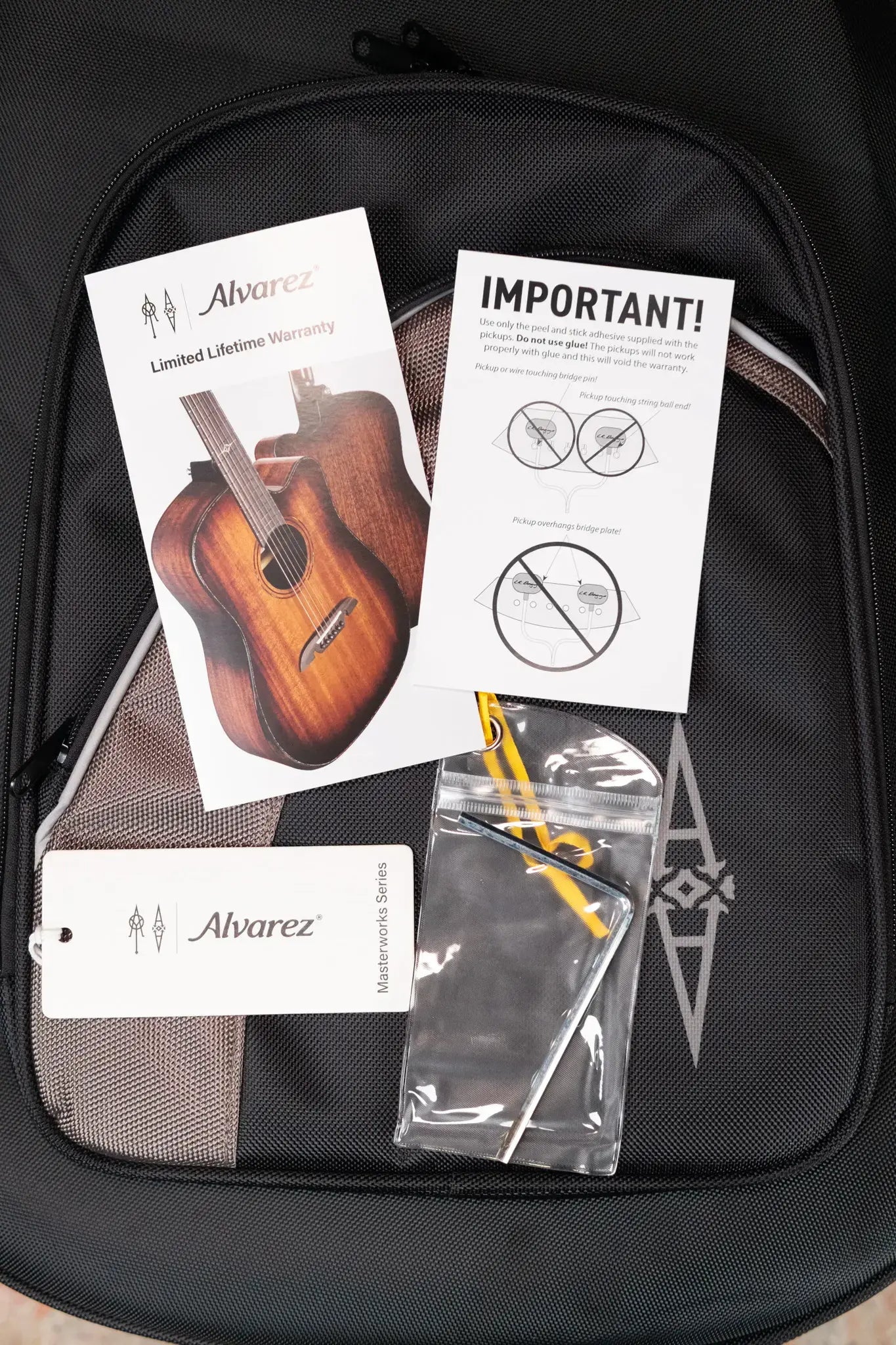 Alvarez Masterworks MP60e Parlor Acoustic/Electric Guitar - Shadowburst with Hardshell Case