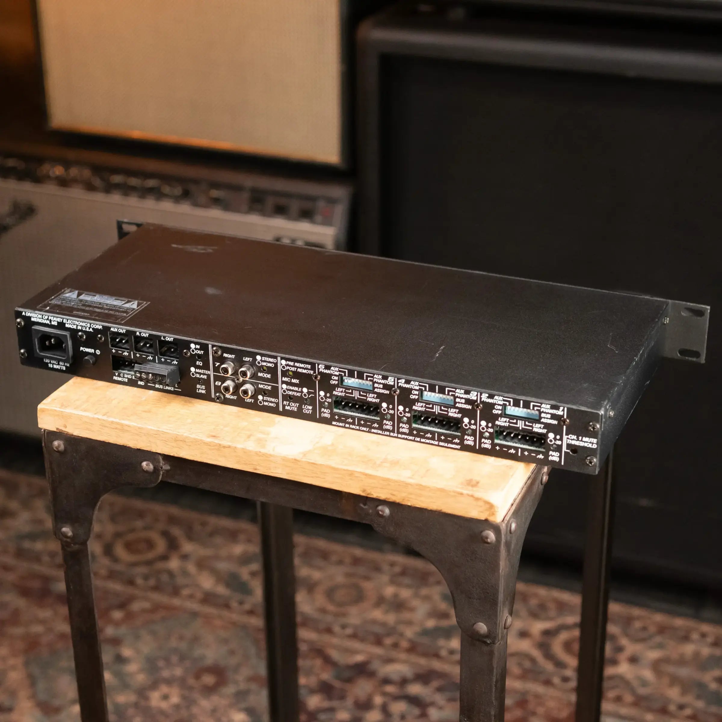 Architectural Acoustics by Peavey SMR 821a Stereo Mic/Line Program Audio Mixer - Used