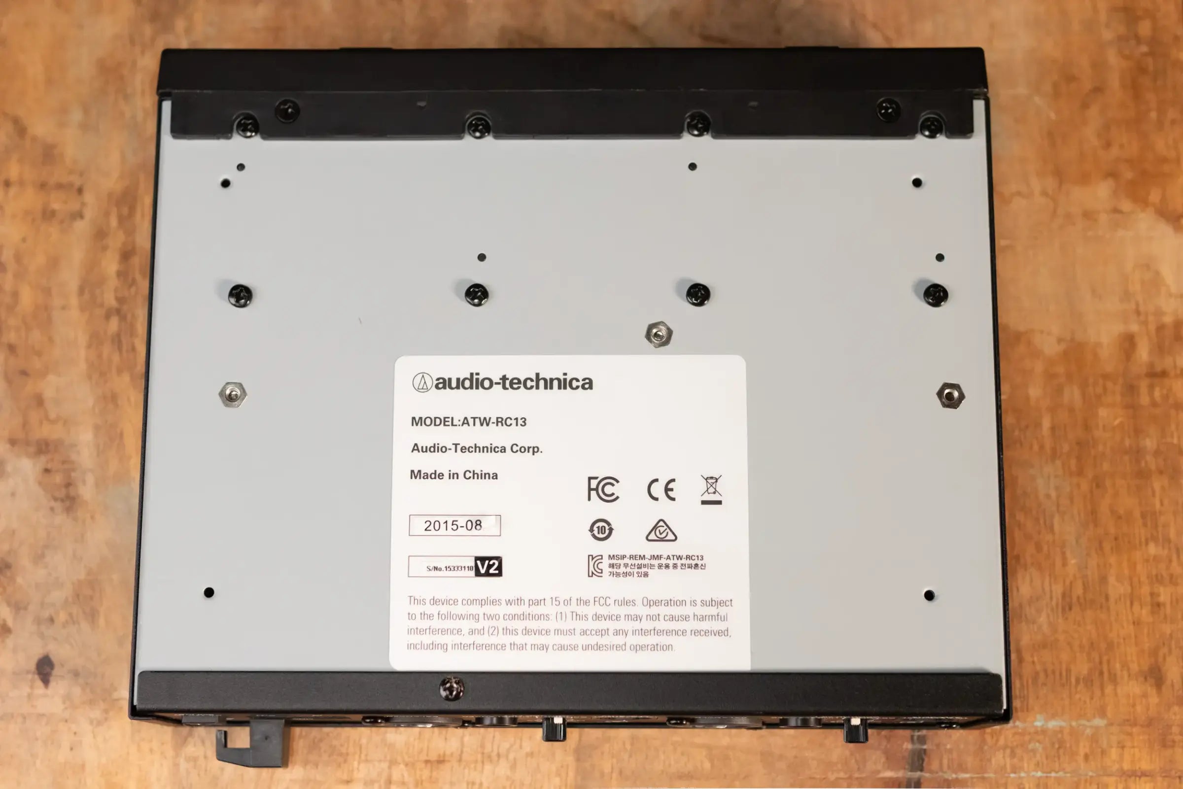 Audio-Technica ATW-RC13 System 10 PRO Rackmount Chassis Digital 2.4 GHz - Used
