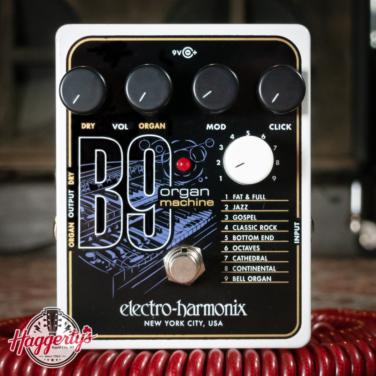 Electro-Harmonix B9 Organ Machine Guitar Effects Pedal