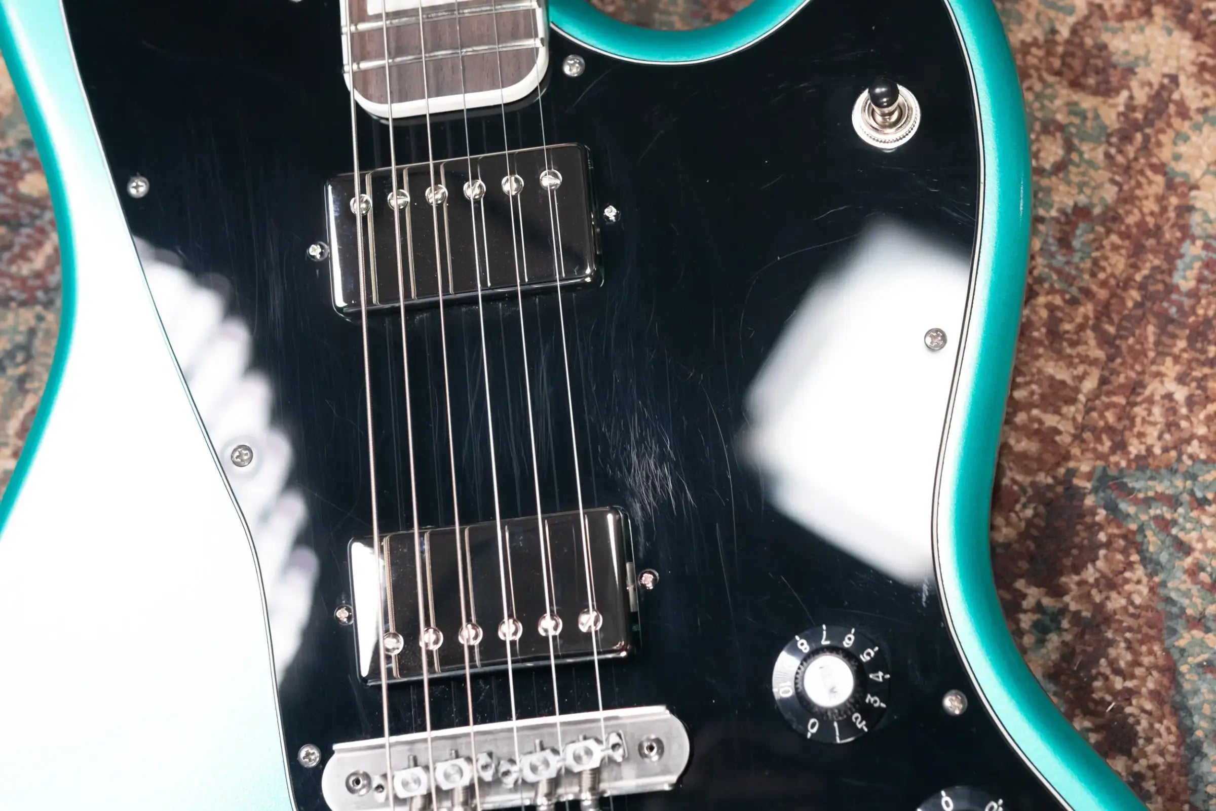 BilT Relevator LS HH Electric Guitar Sherwood Green Metallic with Mono Gig Bag - Used