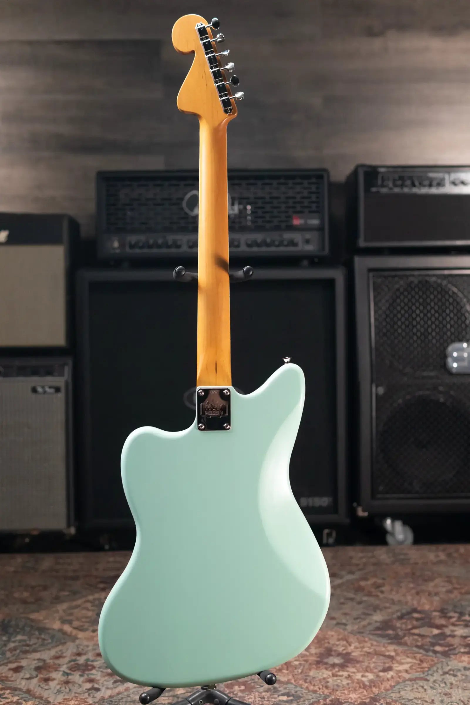 Black Bobbin Custom JM Electric Guitar Surf Green with Mono Gig Bag - Used