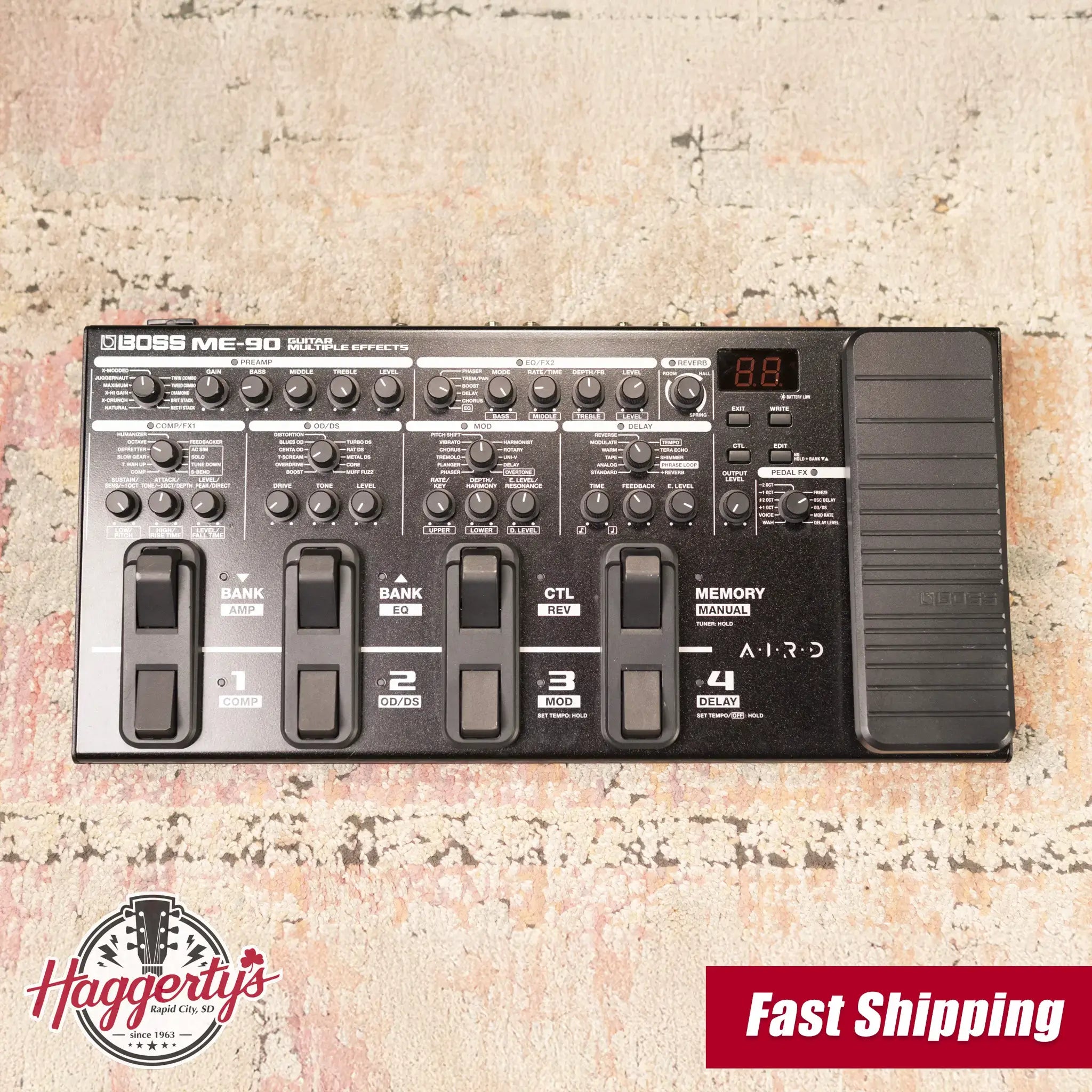 Boss ME-90 AIRD Guitar Multi-Effect Pedal - Used