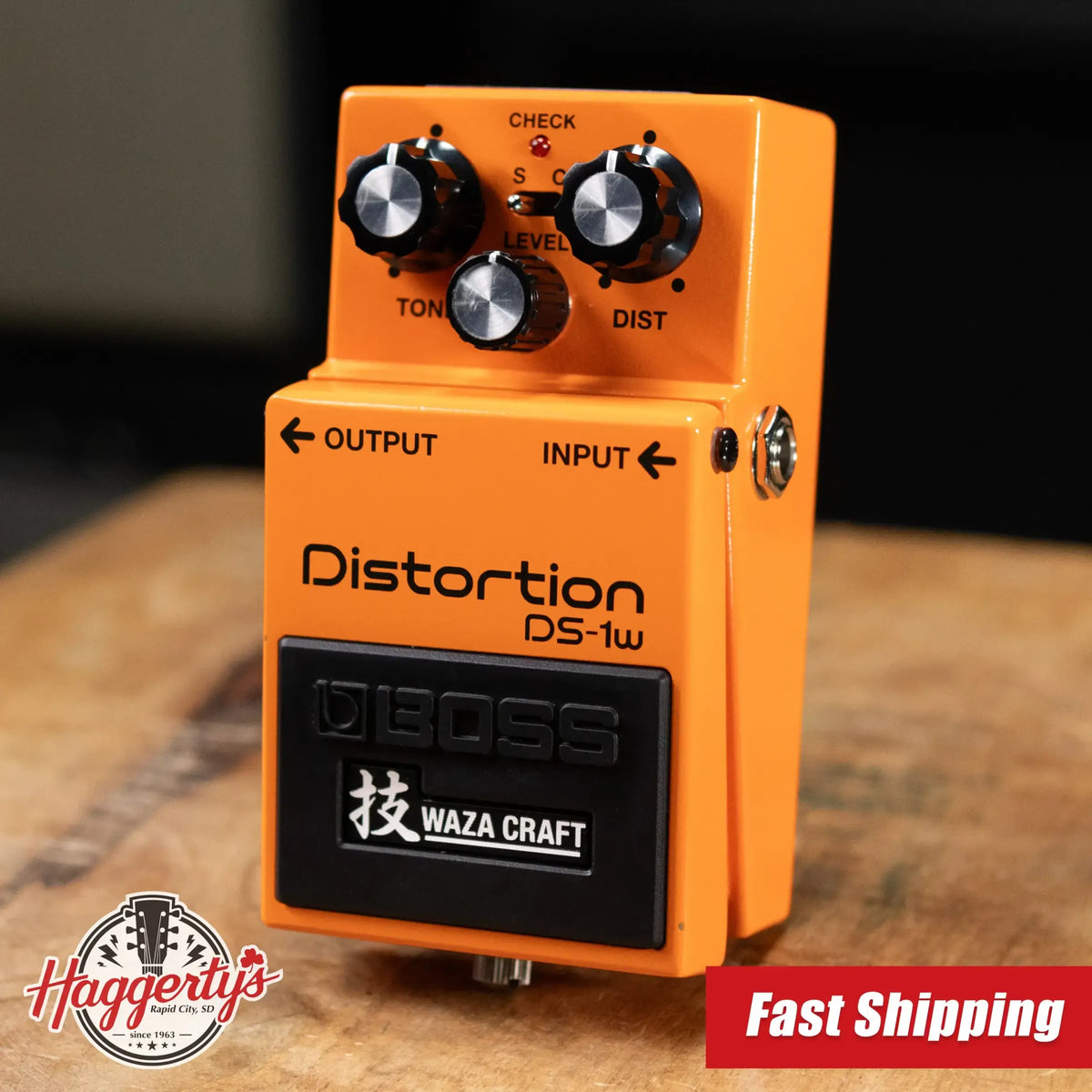 Boss Waza Craft DS-1W Distortion Effect Pedal - Used