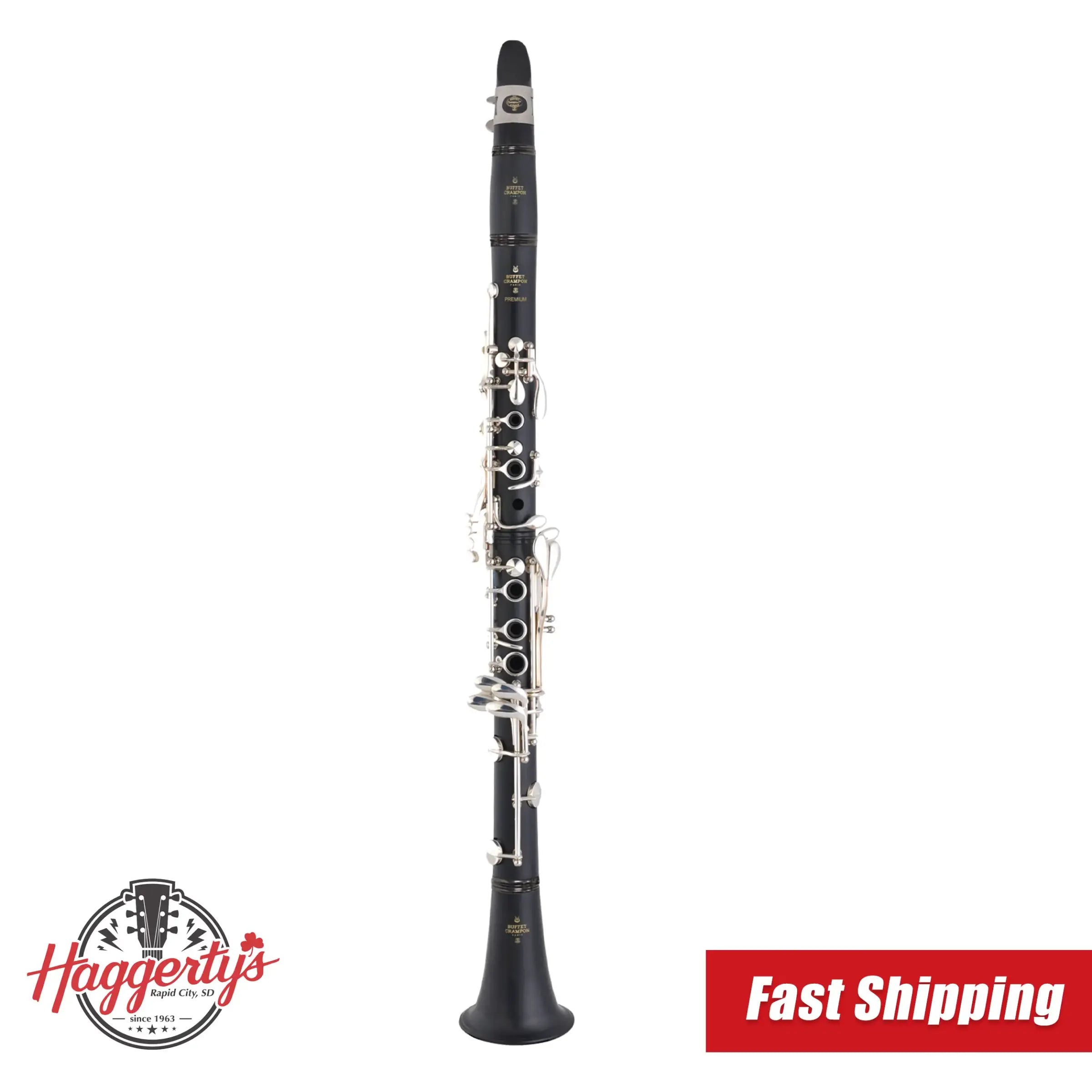 Buffet Crampon Premium Student Clarinet - Silver Plated Keys with Softshell Carrying Case