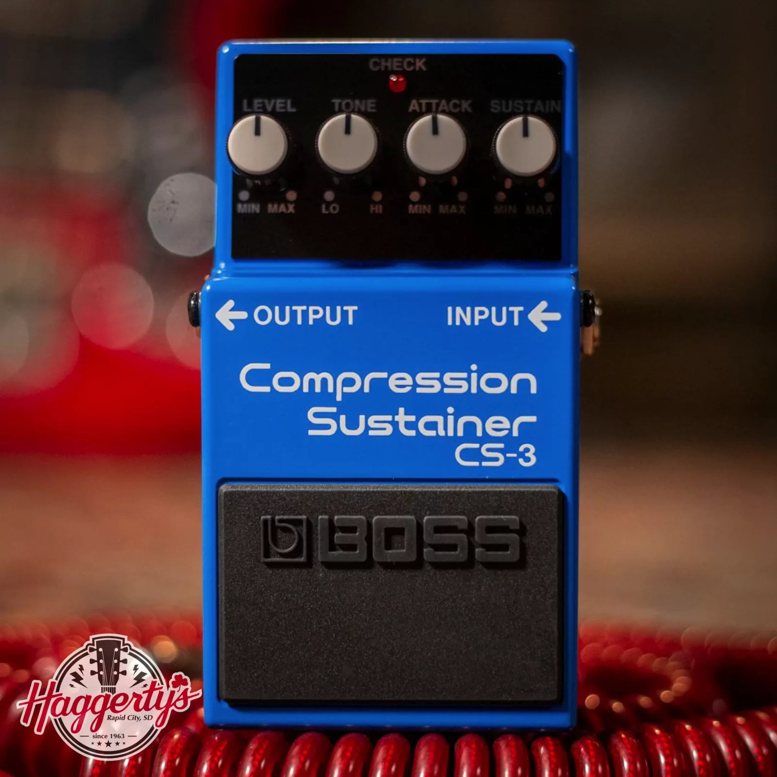 compression sustainer pedal Boss CS-3 Sustain Pedal