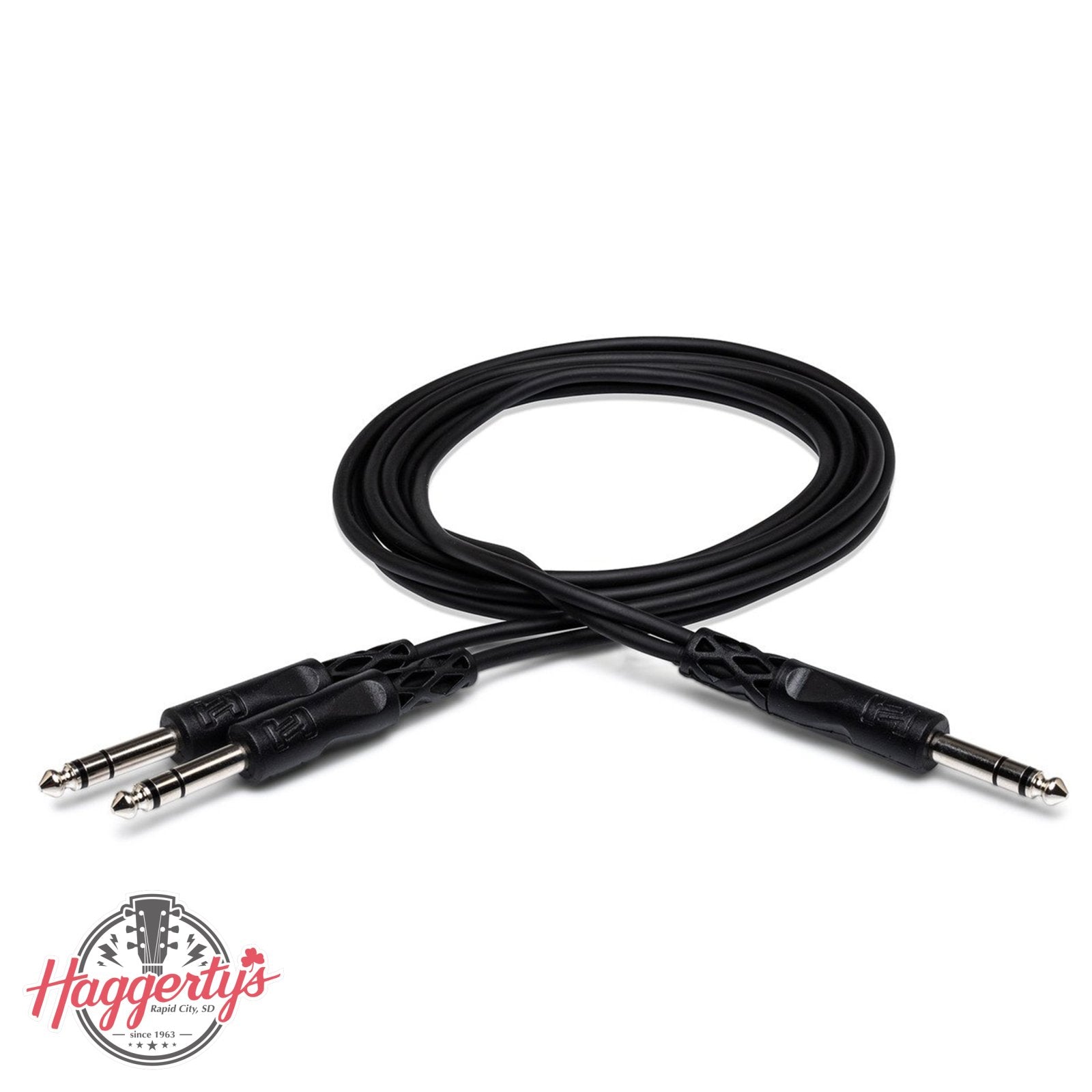 Hosa CYS-105 1/4" TRS to Dual 1/4" TRS 5 ft