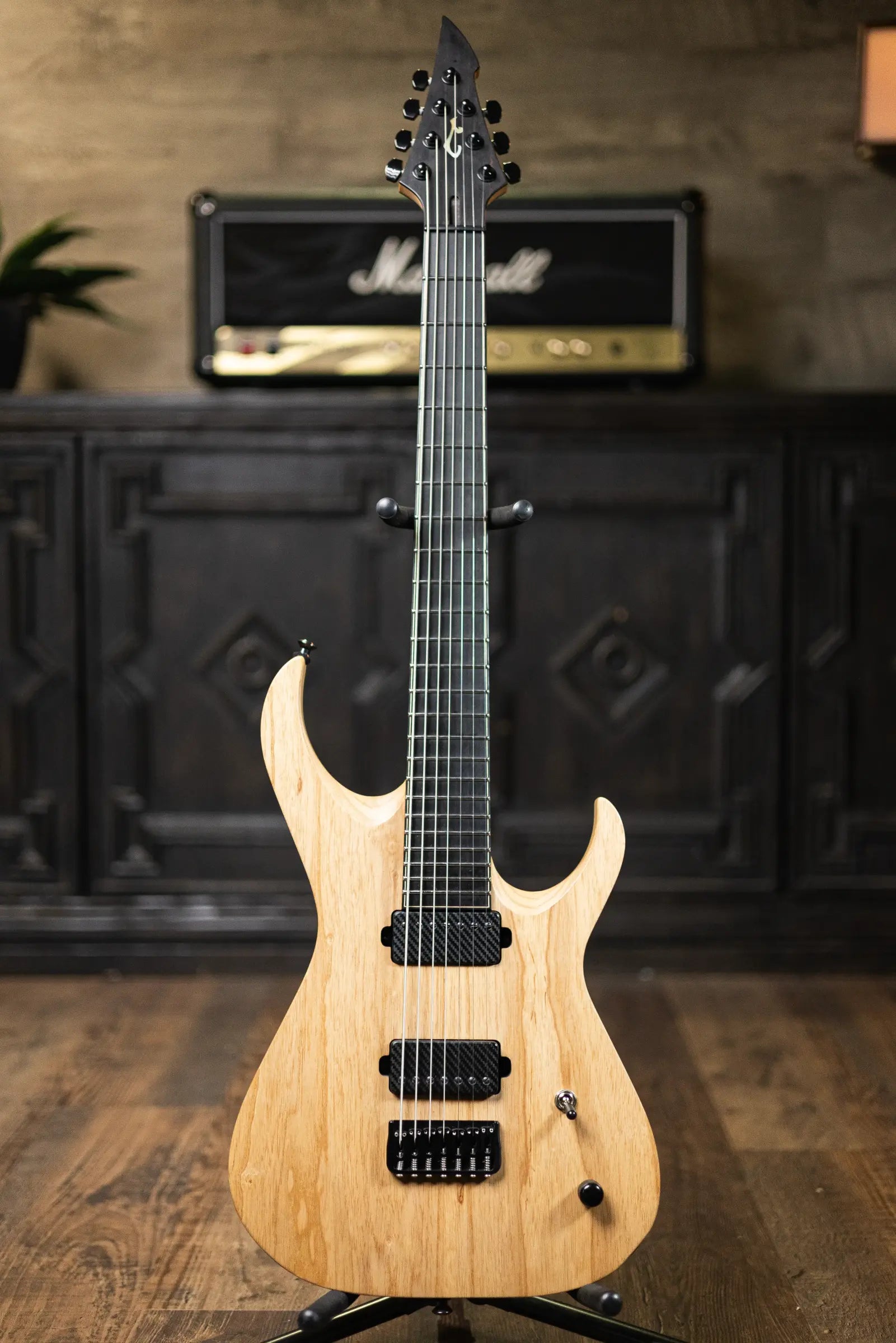 Carillion Polaris C7 Custom 7-String Guitar – Owned by Misha Mansoor (Periphery) – With Hardshell Case - USED