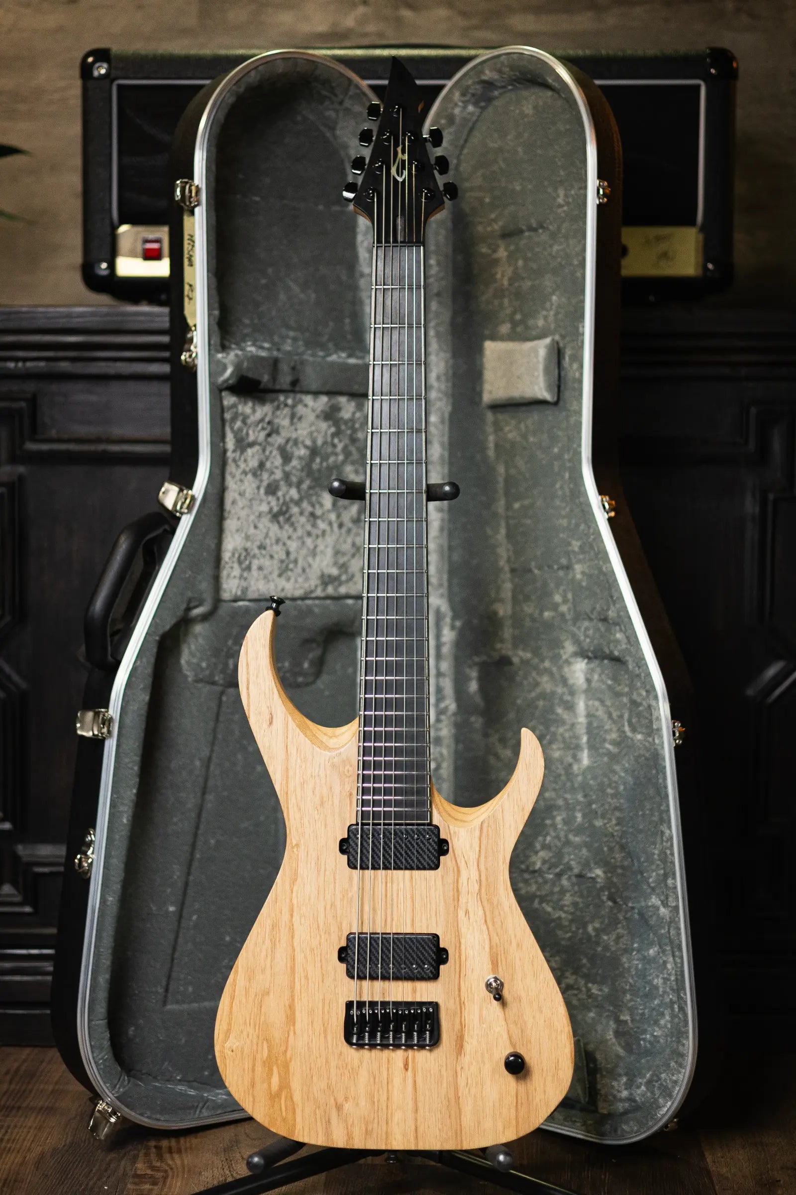 Carillion Polaris C7 Custom 7-String Guitar – Owned by Misha Mansoor (Periphery) – With Hardshell Case - USED