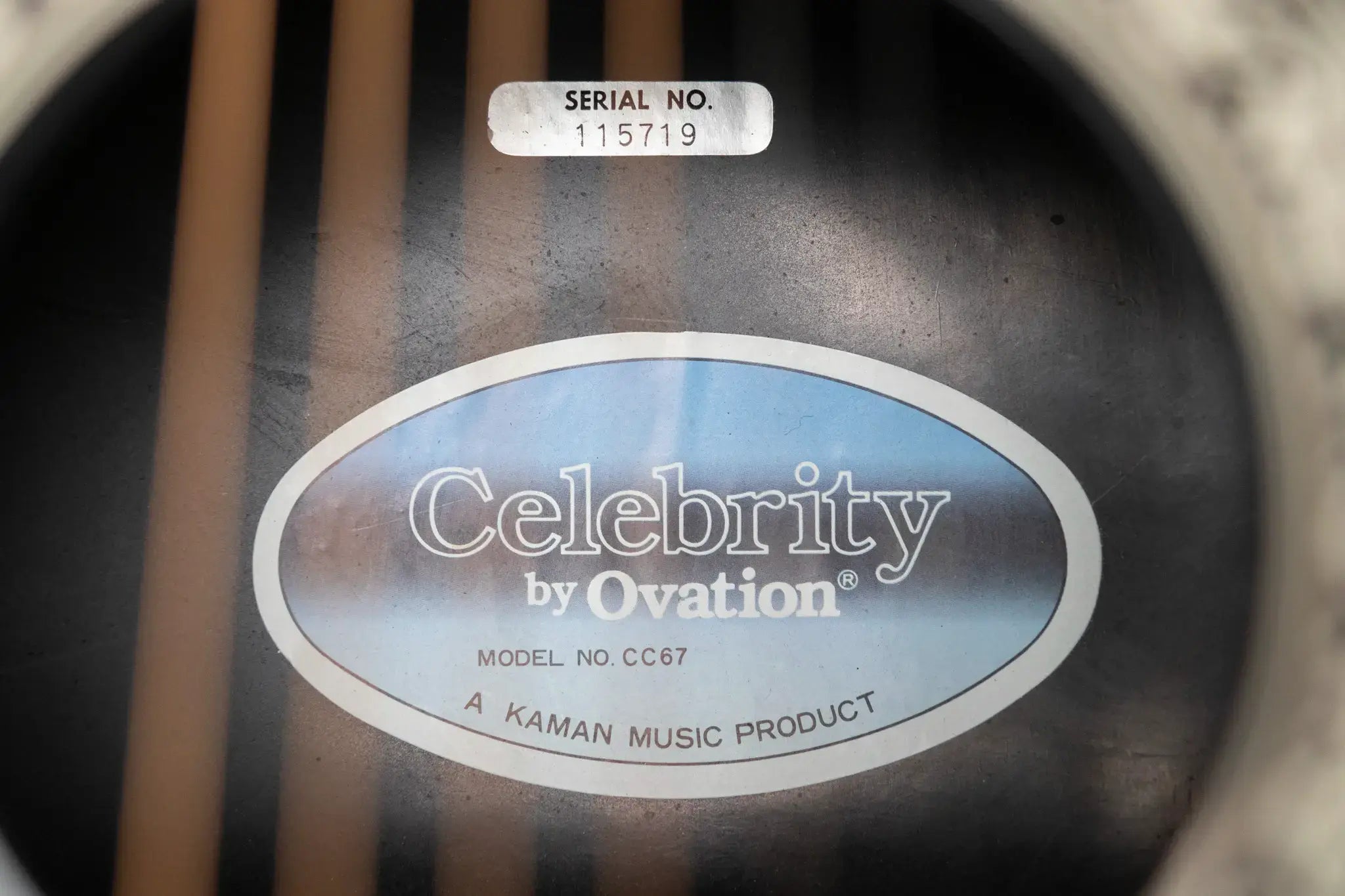 Celebrity by Ovation CC67 Acoustic-Electric Guitar with Hardshell Case - Used