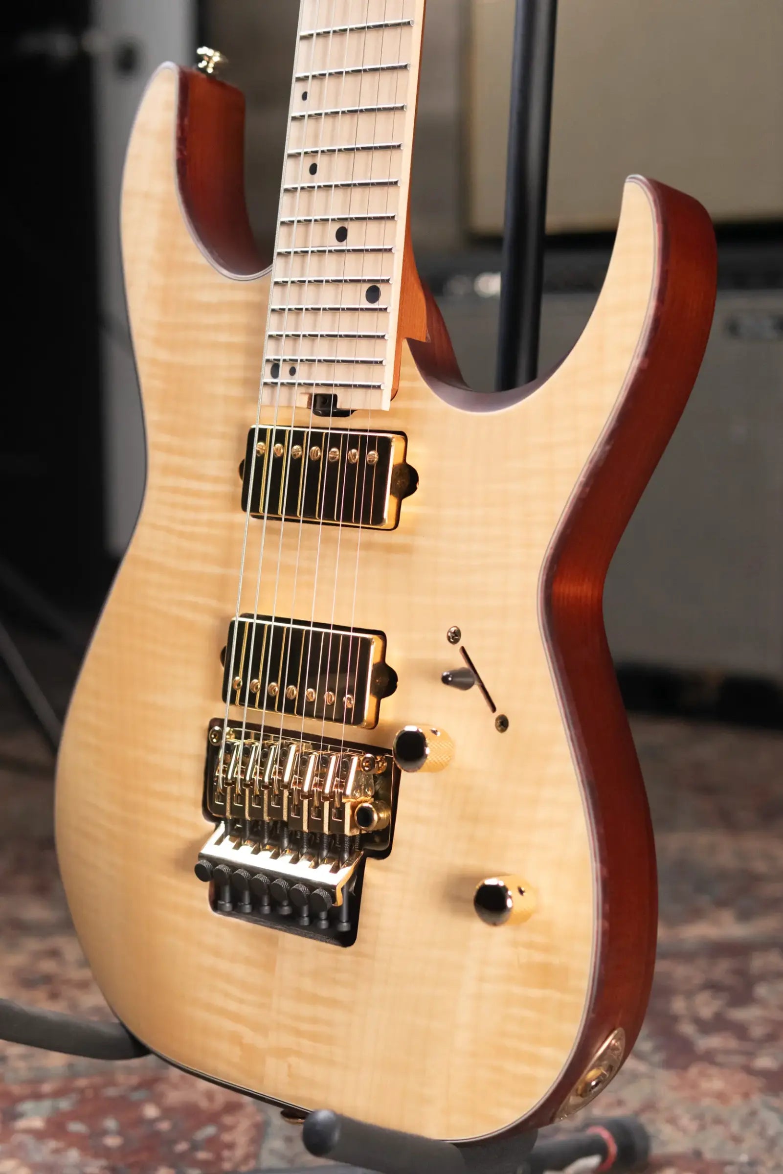 Charvel Angel Vivaldi Signature Pro-Mod DK24 GT7 HH, Maple Fingerboard, Nova-7 Electric Guitar - Natural with Gig Bag