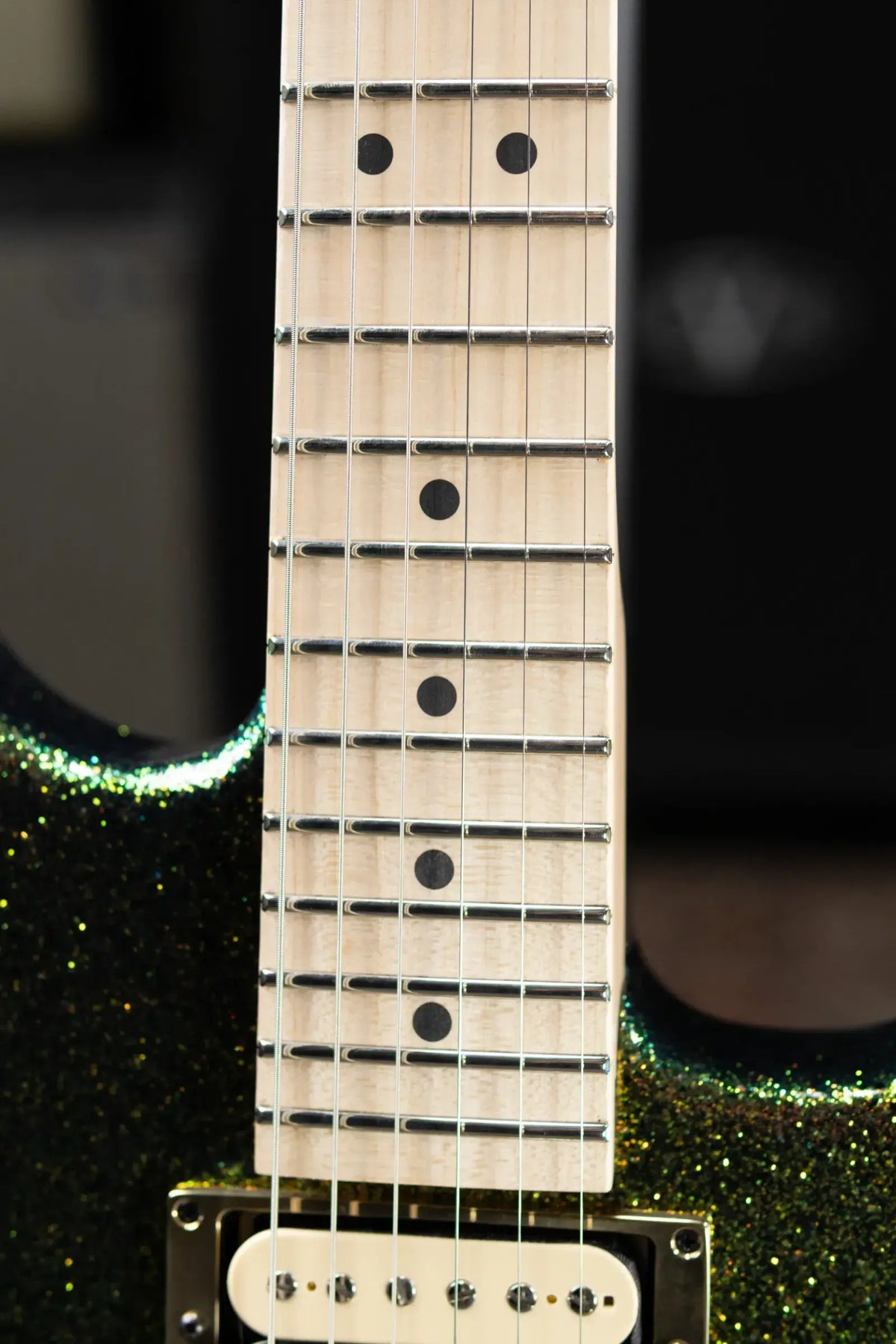 Charvel Custom Shop San Dimas Special Edition 2H FR Electric Guitar - Scarab Sparkle with Hardshell Case