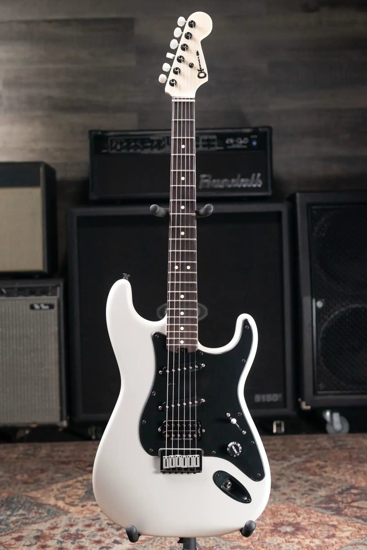 Charvel Jake E Lee Signature Pro-Mod So-Cal Style 1 HSS HT RW Electric Guitar - Pearl White