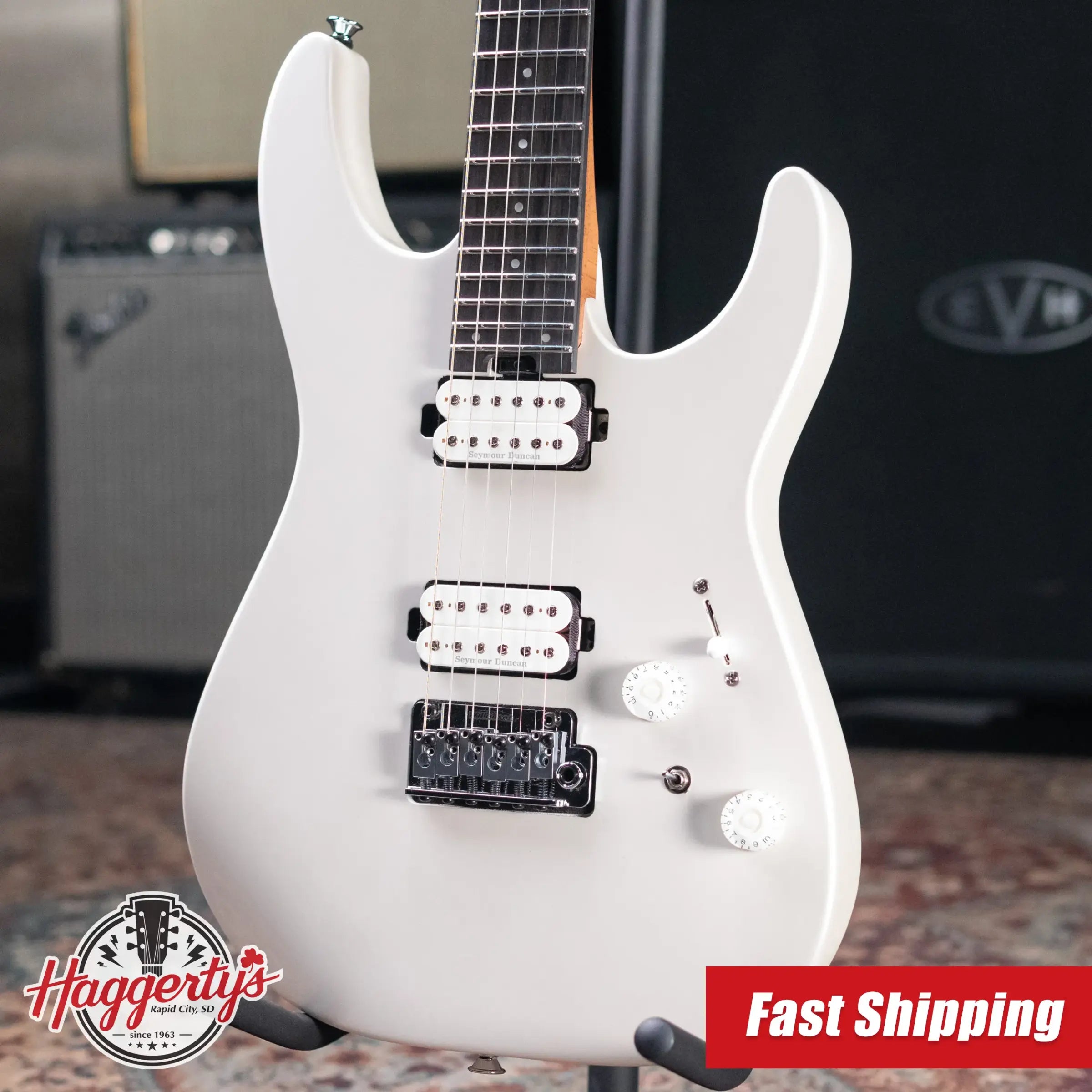 Charvel Pro-Mod Plus Dinky DK24 HH 2PT E Electric Guitar - Celestial Silk with Gig Bag