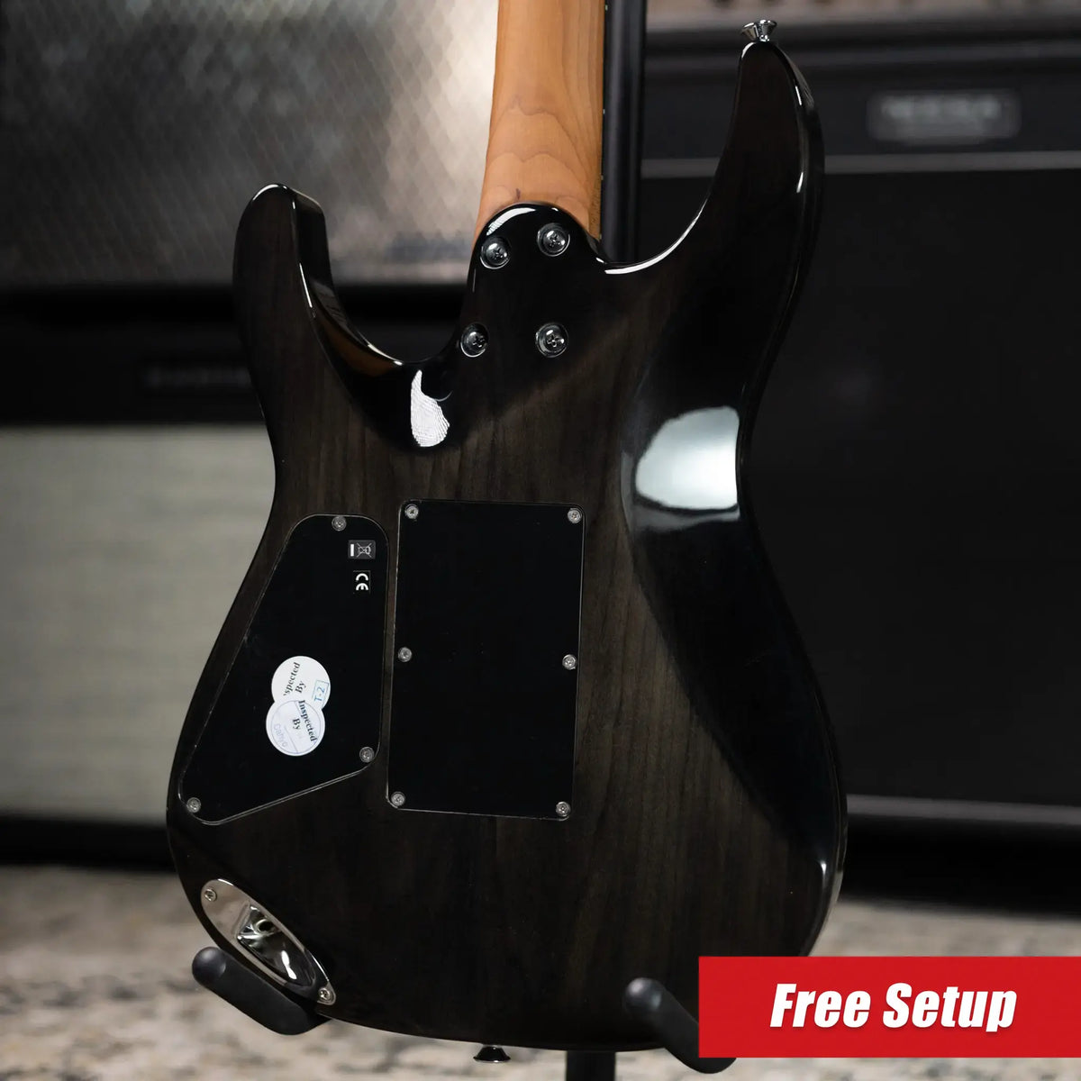 Charvel Pro-Mod Plus Dinky DK24 HH 2PT E QM Electric Guitar - Midnight Ocean with Gig Bag - Demo