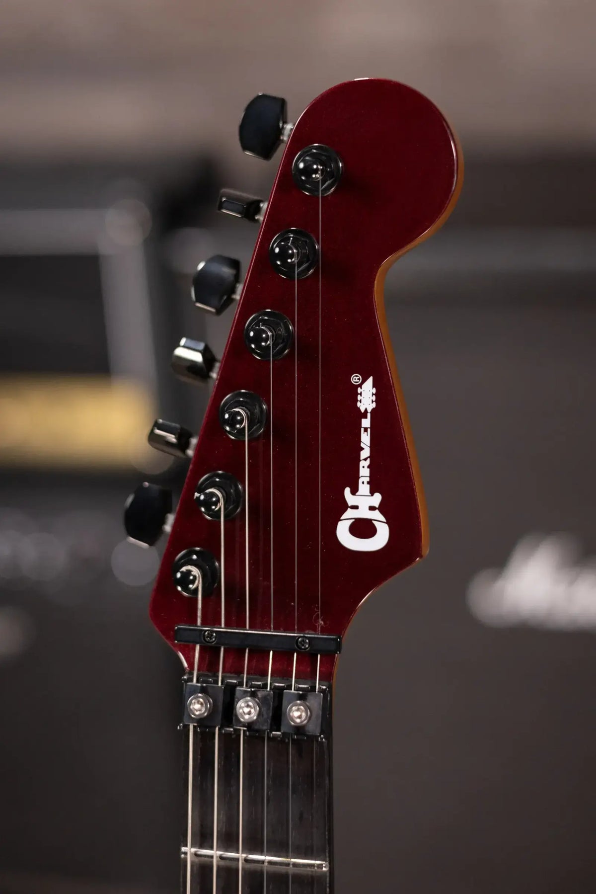 Charvel Pro-Mod Plus Dinky DK24 HH FR EB Electric Guitar - Crimson Eclipse with Gig Bag