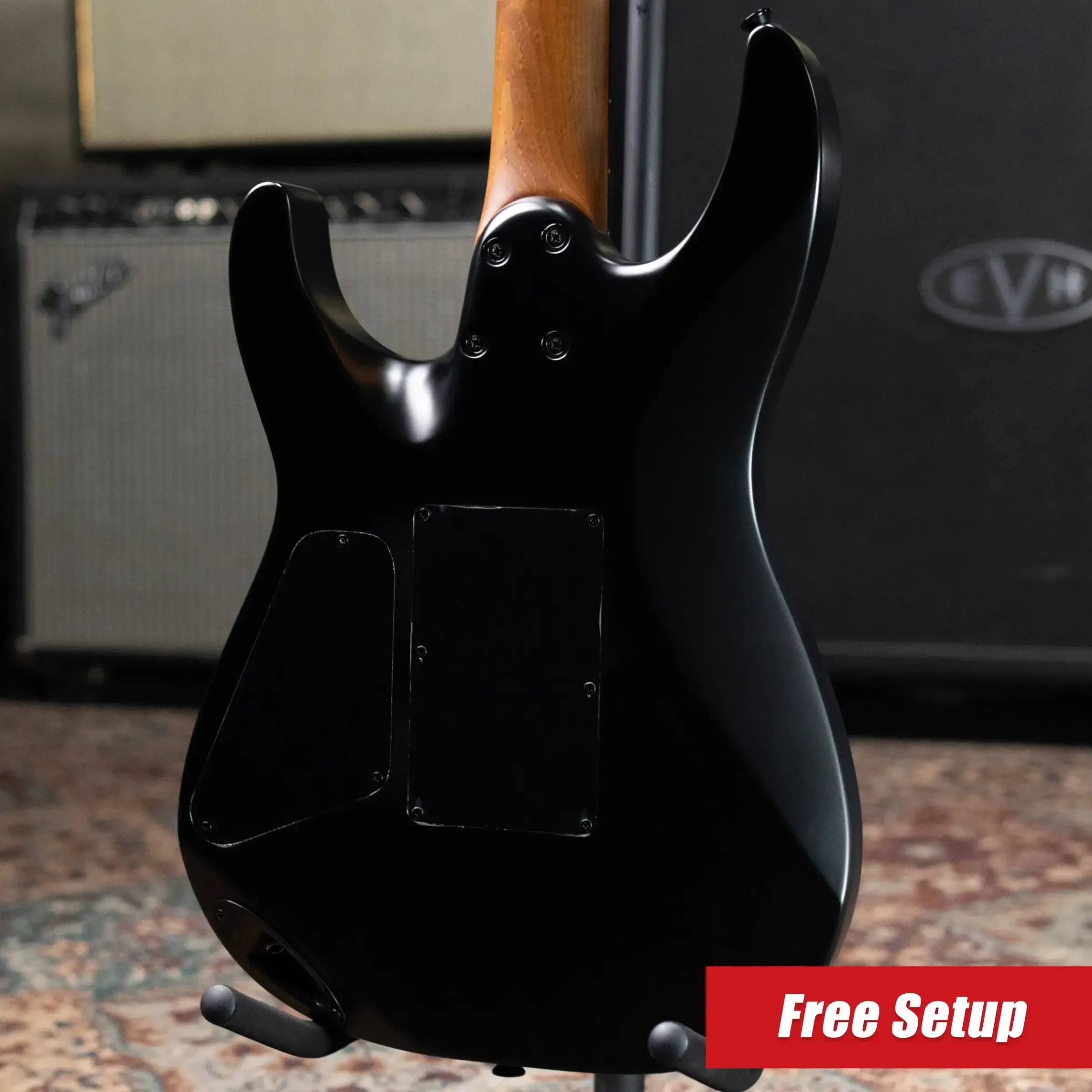 Charvel Pro-Mod Plus Dinky DK24 HH FR EB Electric Guitar - Satin Black with Gig Bag