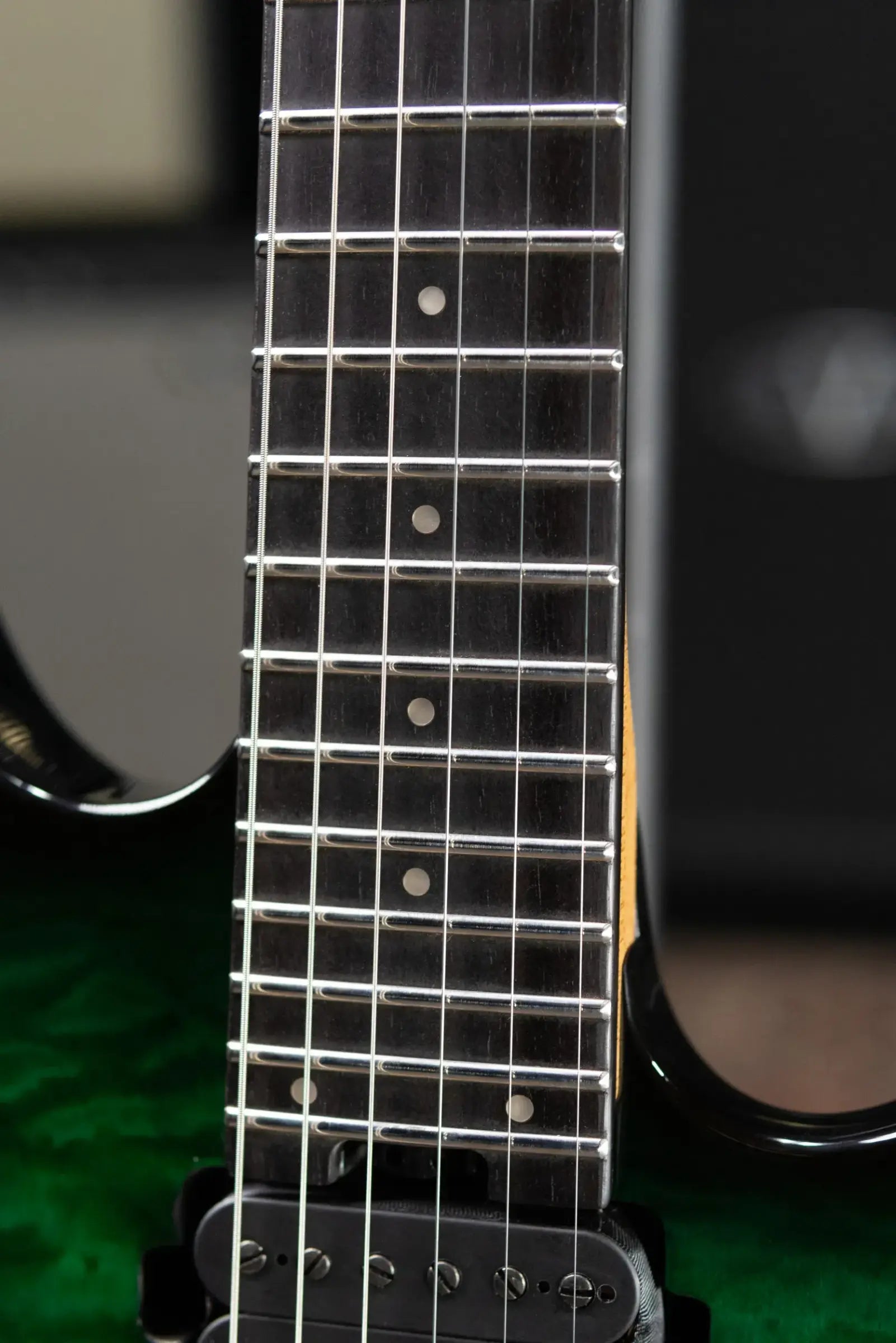 Charvel Pro-Mod Plus Dinky DK24 HH FR QM EB Electric Guitar - Cloaked Emerald Green with Gig Bag