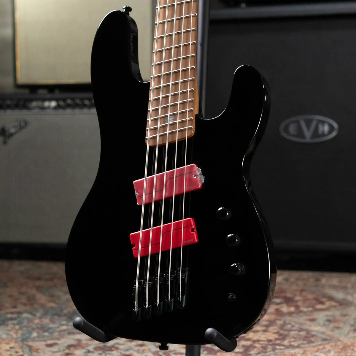 Charvel Pro-Mod Sleep Token iii Signature San Dimas Bass V - Black with Gig Bag