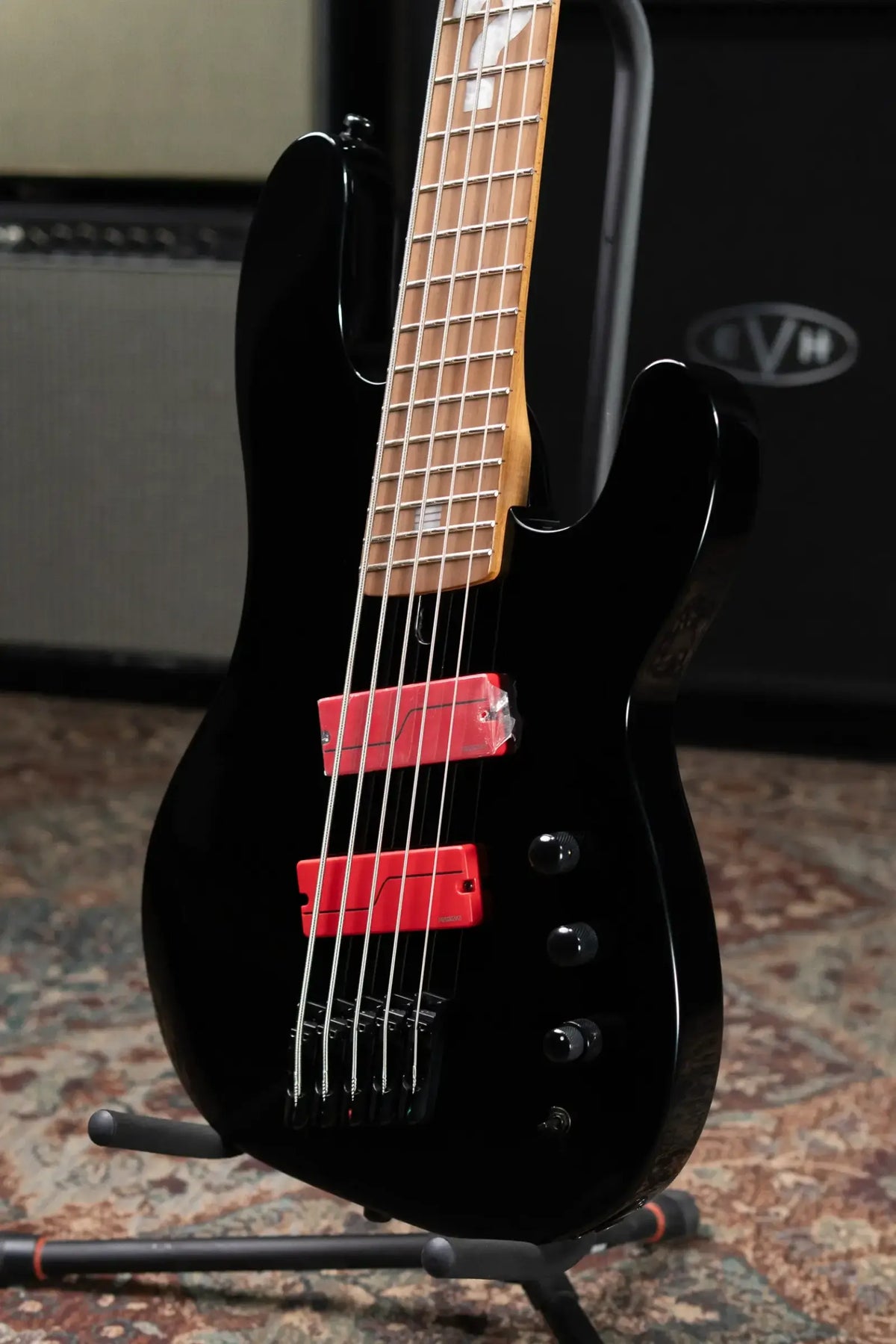 Charvel Pro-Mod Sleep Token iii Signature San Dimas Bass V - Black with Gig Bag