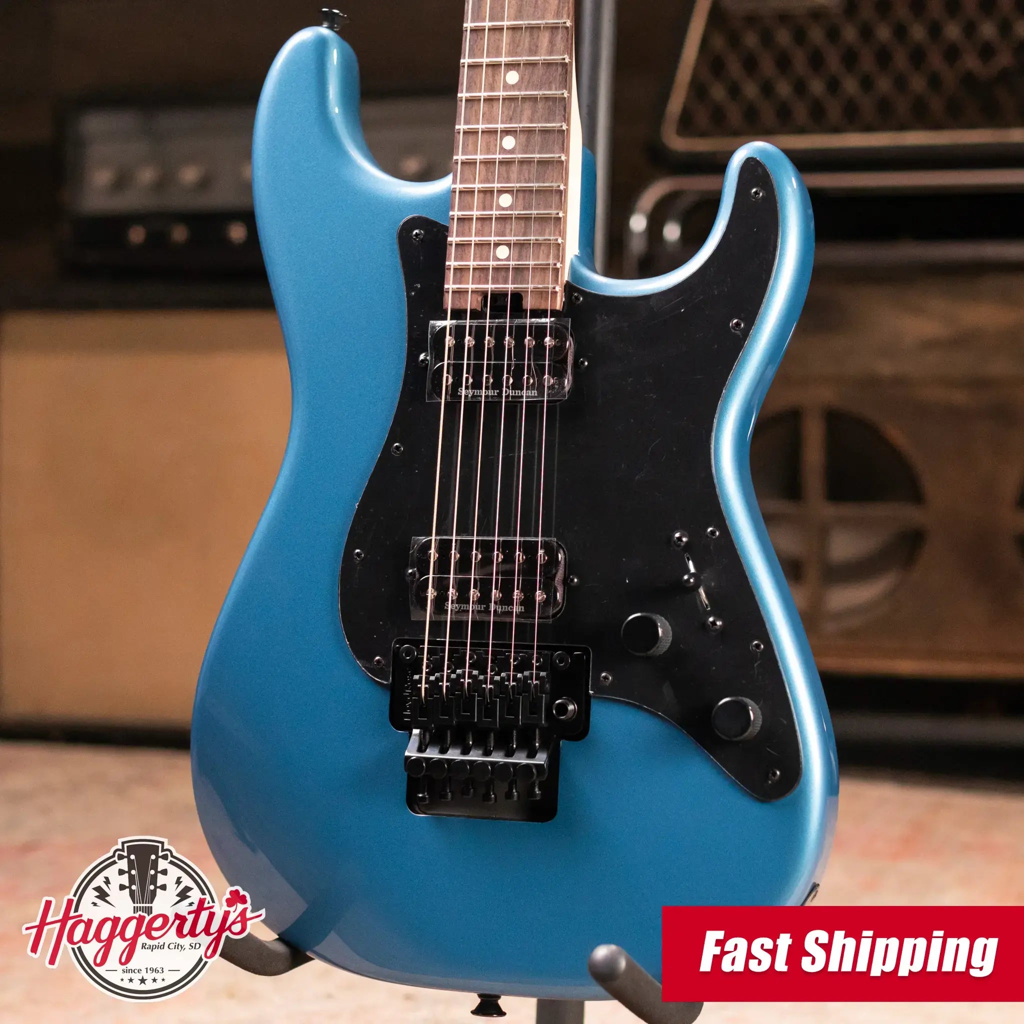 Charvel Pro-Mod So-Cal Style 1 HH FR RW Electric Guitar - Pelham Blue