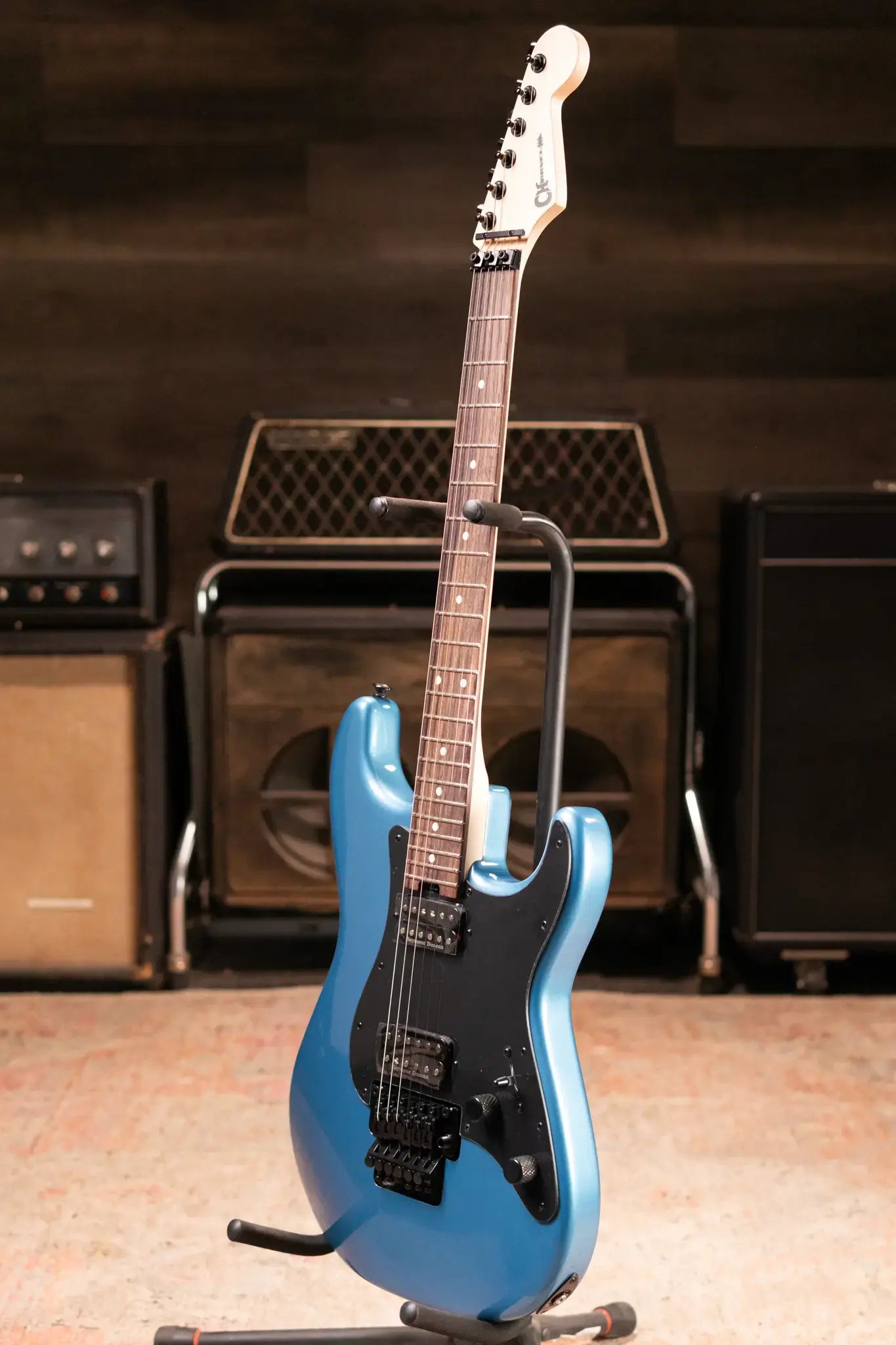 Charvel Pro-Mod So-Cal Style 1 HH FR RW Electric Guitar - Pelham Blue