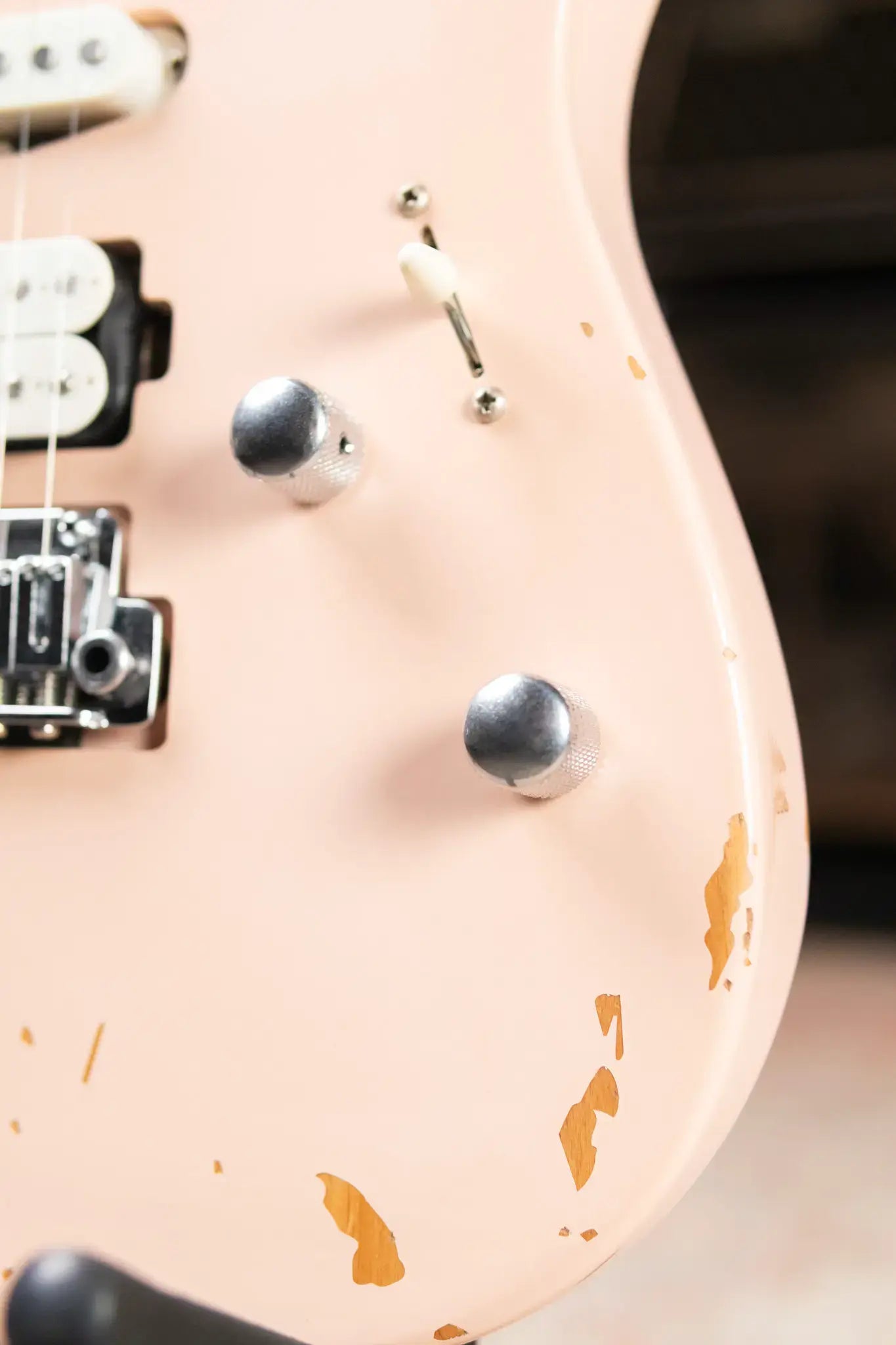 Charvel Rick Graham Signature Pro-Mod DK24 2PT MPL Electric Guitar - Worn Shell Pink with Hardshell Gig Bag