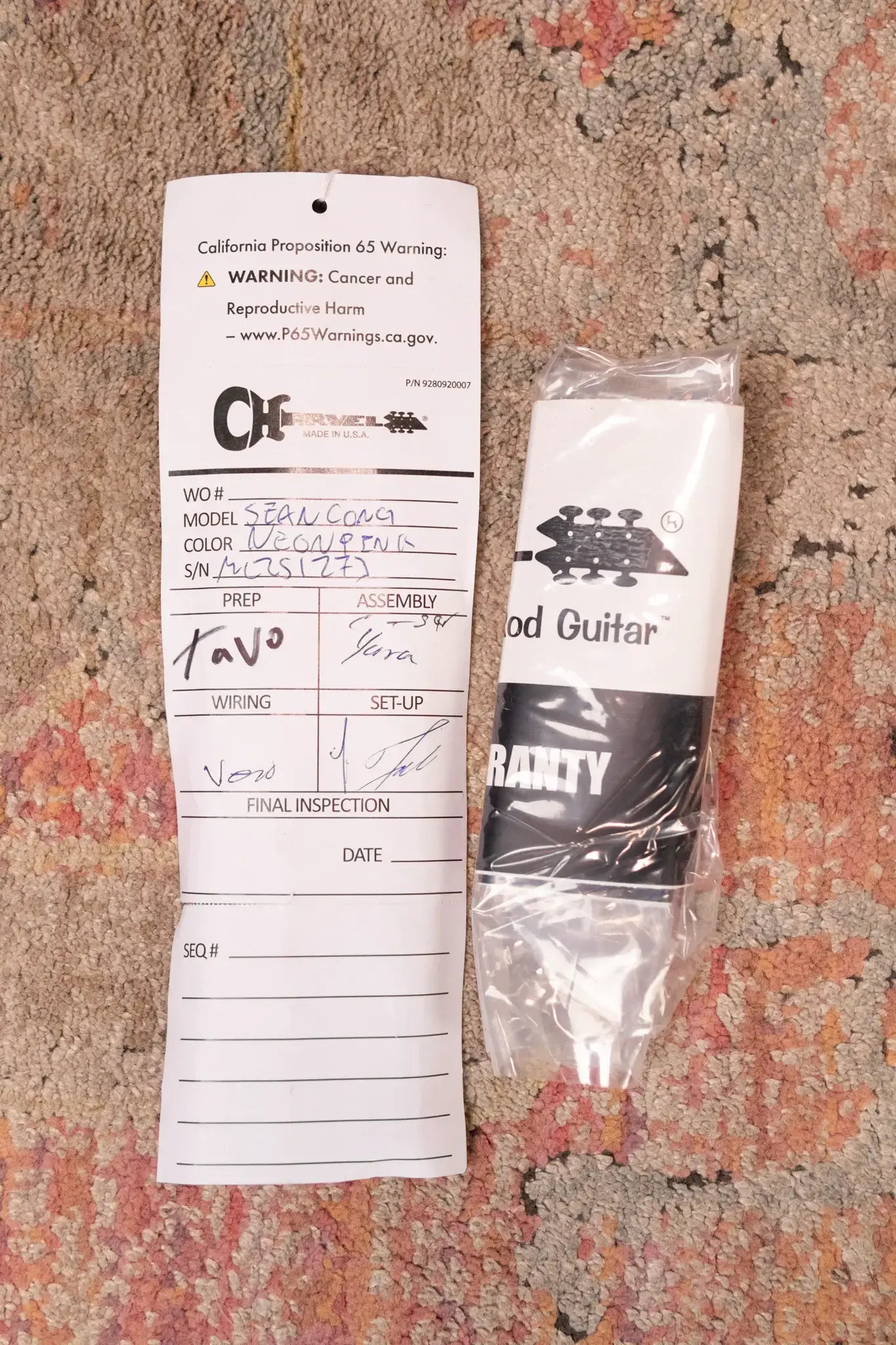 Charvel Sean Long Signature Pro-Mod San Dimas® Style 1 HH HT M Electric Guitar - Neon Pink