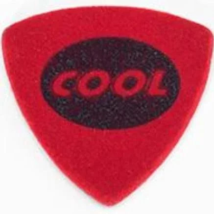 Cool Music 351 Standard Shape Red Velvet Sand Grip Picks