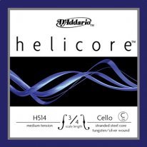 D'Addario Helicore 3/4 Cello Single String G - Medium Tension - H513 3/4M