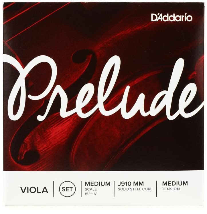 D'Addario J910 Prelude Viola String Set, Medium