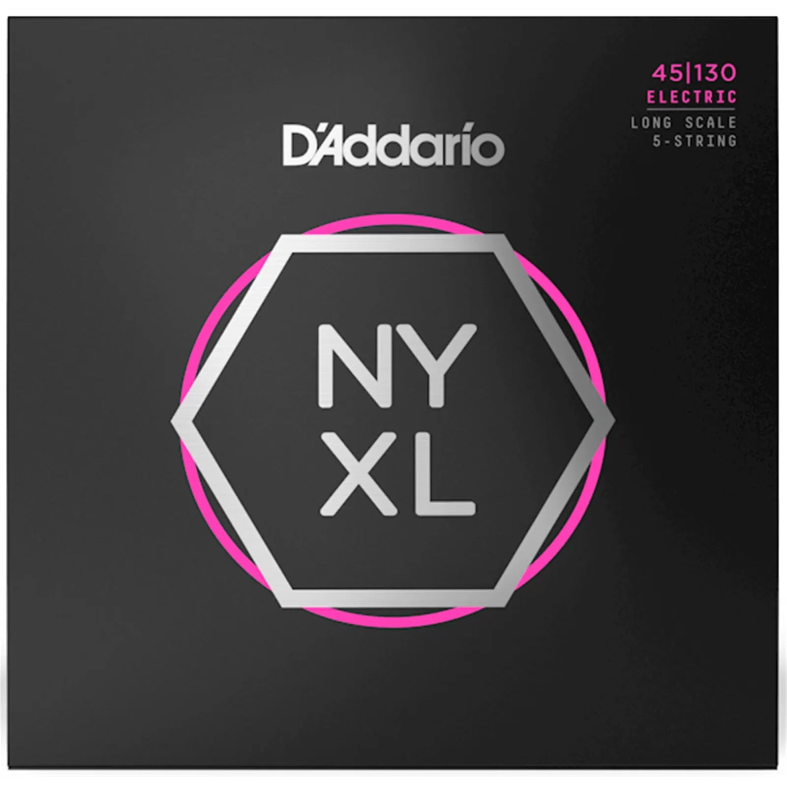 DAddario NYXL45130 Electric 5 String Bass Long Scale Strings 45 130